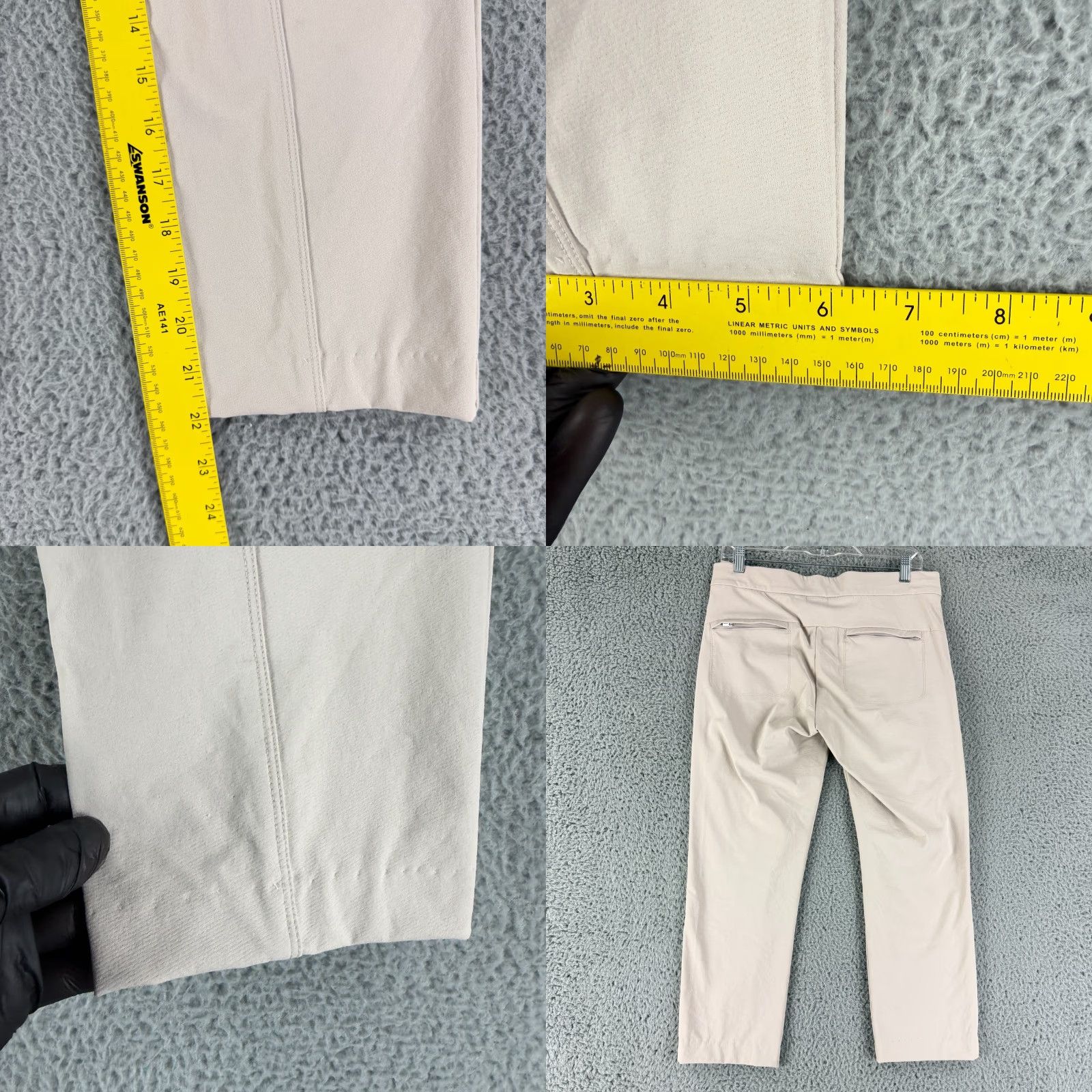 Athleta Athleta Wander Stash Skinny Pant Womens Size 8 Beige Mid-Rise Lightweight Gym Size 30" / US 8 / IT 44 - 8 Thumbnail