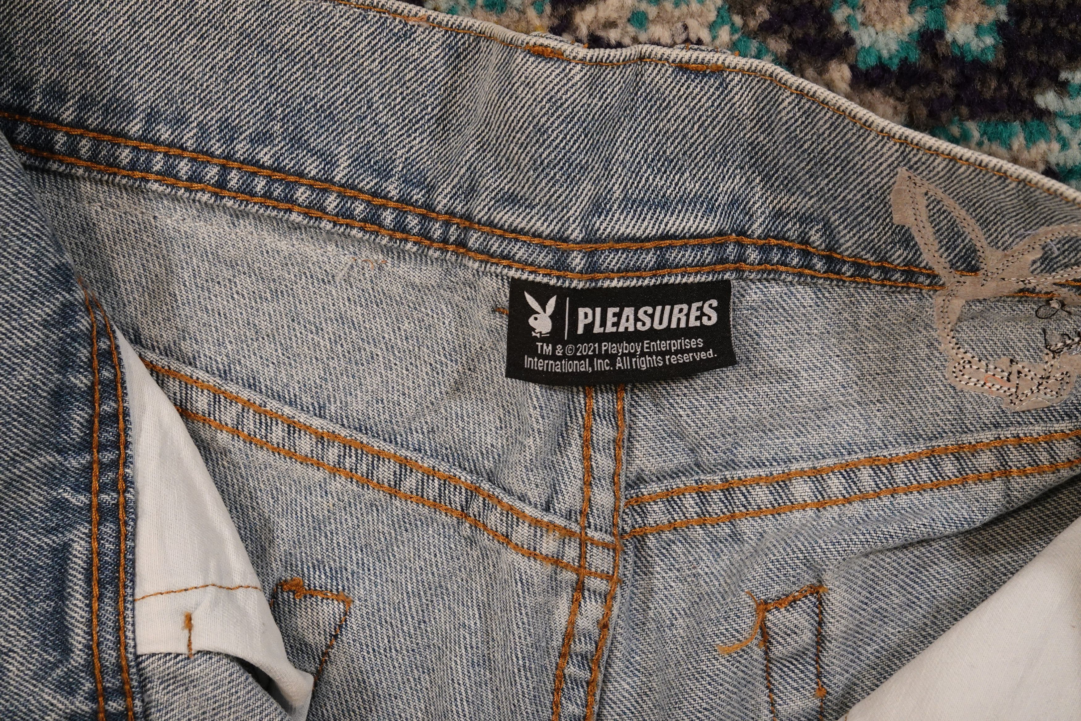 Playboy × Pleasures Bunny Applique Jeans Size US 28 / EU 44 - 5 Thumbnail