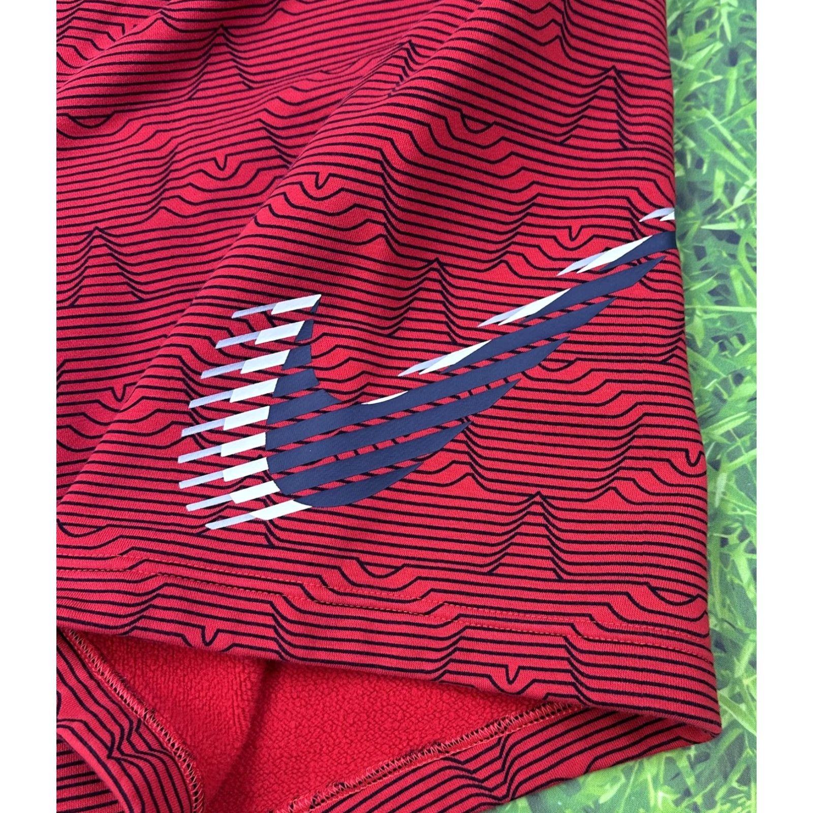 Nike Nike USA Basketball Mens 2XL Red White Blue Star Pattern Shorts Swoosh Sports Size US 39 - 3 Thumbnail