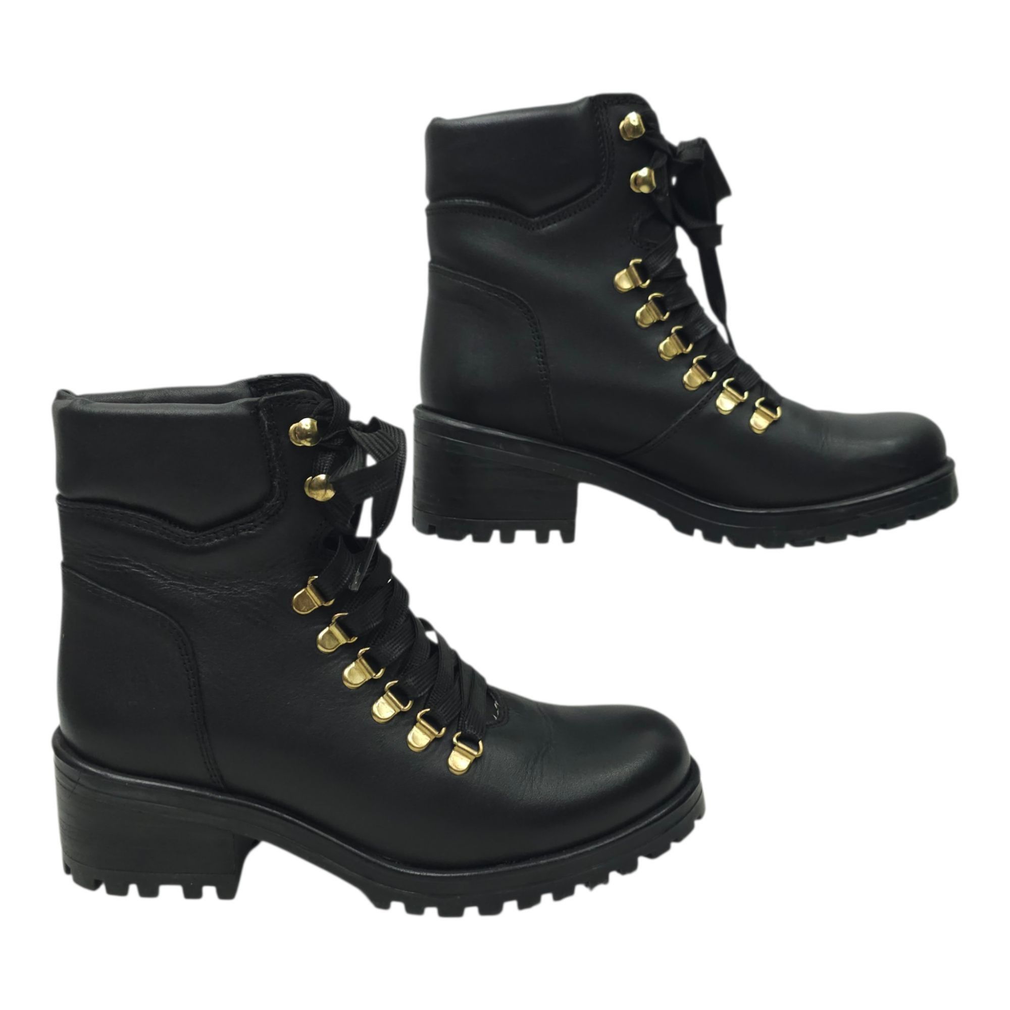 Steve Madden Steve Madden Galway Leather Ankle Boots Size 8.5 Lace Up Size US 8.5 / IT 38.5 - 12 Thumbnail