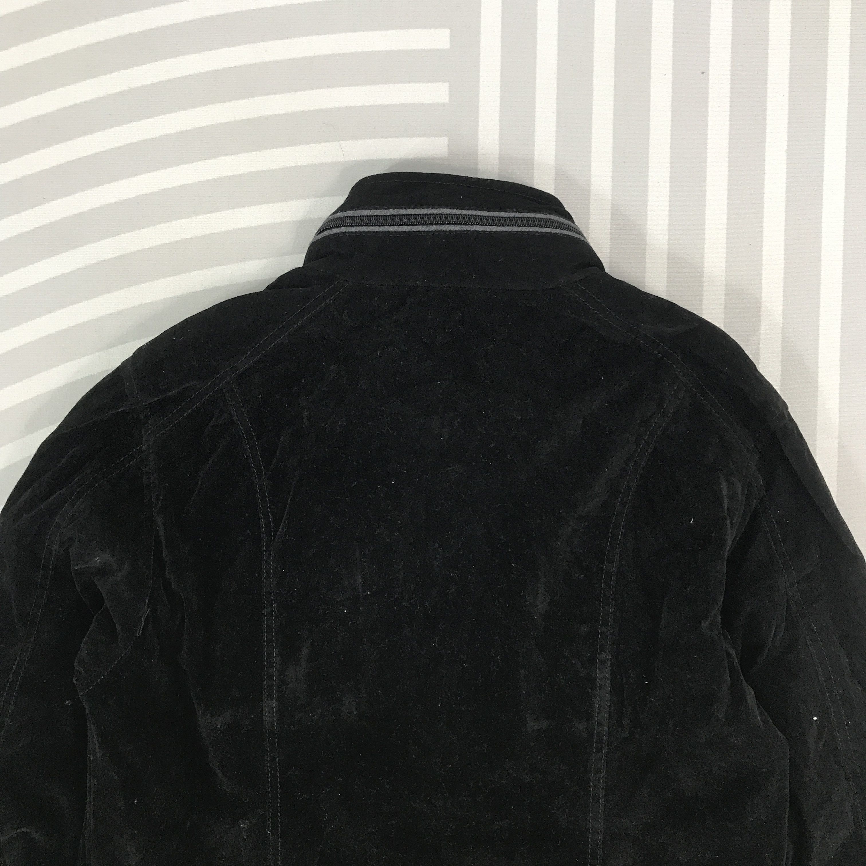 In The Attic × Japanese Brand In The Attic Japan Black Velvet design zipper Jacket Size US L / EU 52-54 / 3 - 4 Thumbnail