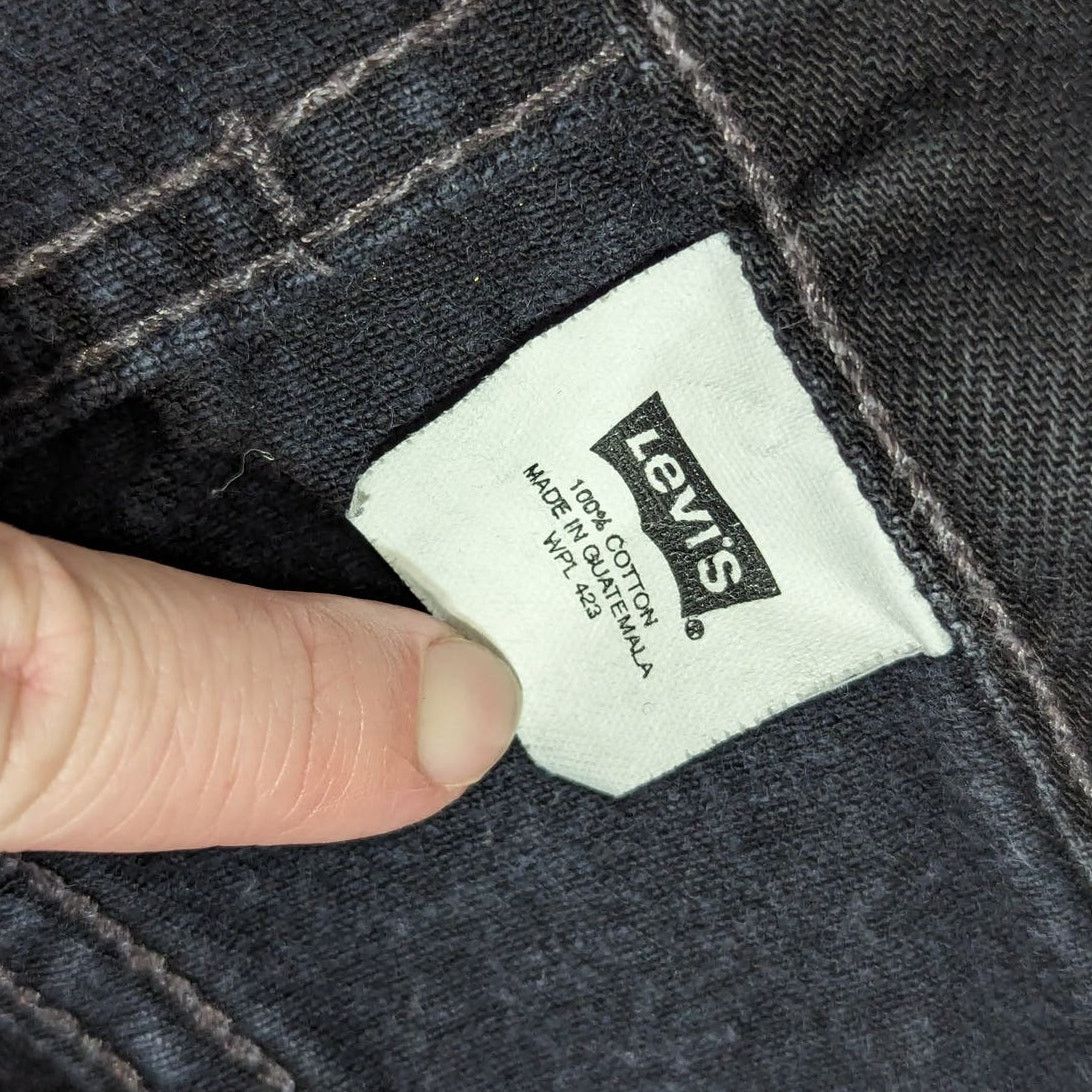 Levi's × Levi's Vintage Clothing × Vintage Vintage Levis 501 Jeans Y2K Mens 36 x 30 Black Charcoal Wash Size 36" / US 14 / IT 50 - 6 Thumbnail
