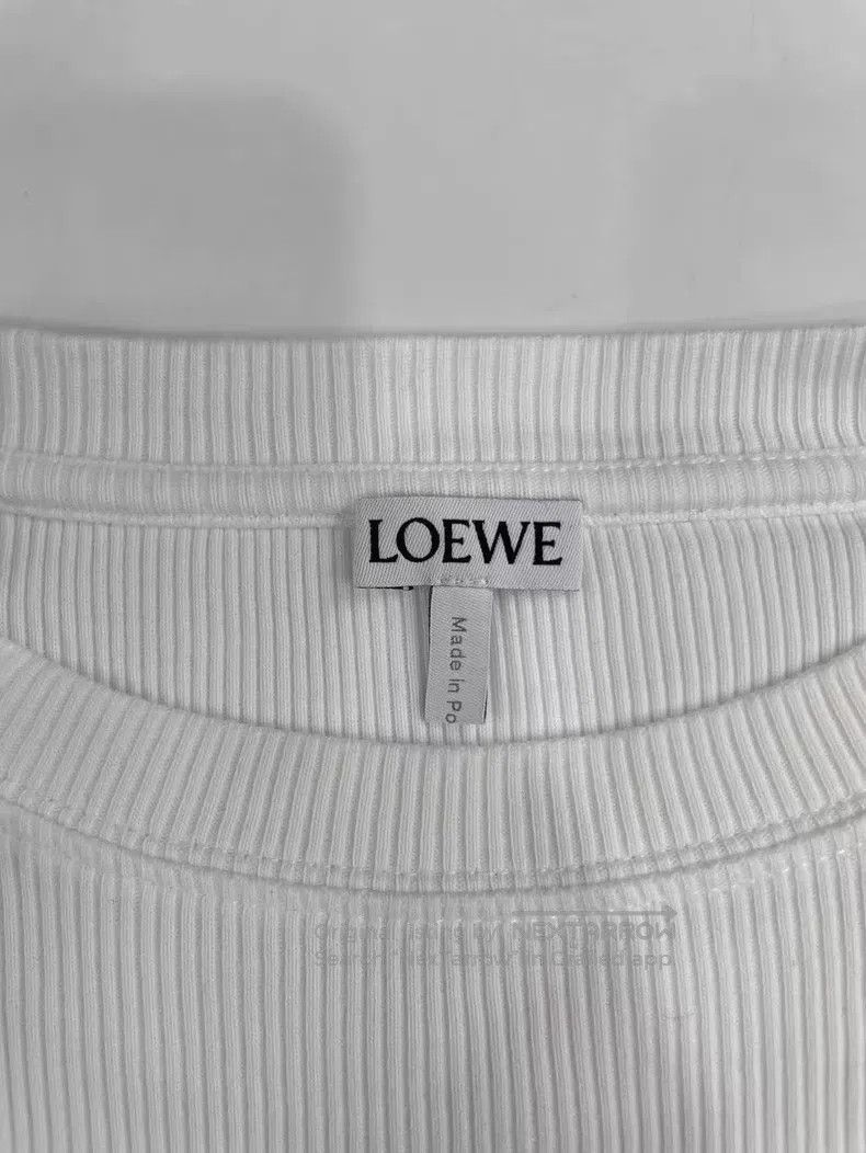 Loewe Loewe White Long Sleeve T-Shirt Size XS / US 0-2 / IT 36-38 - 3 Thumbnail
