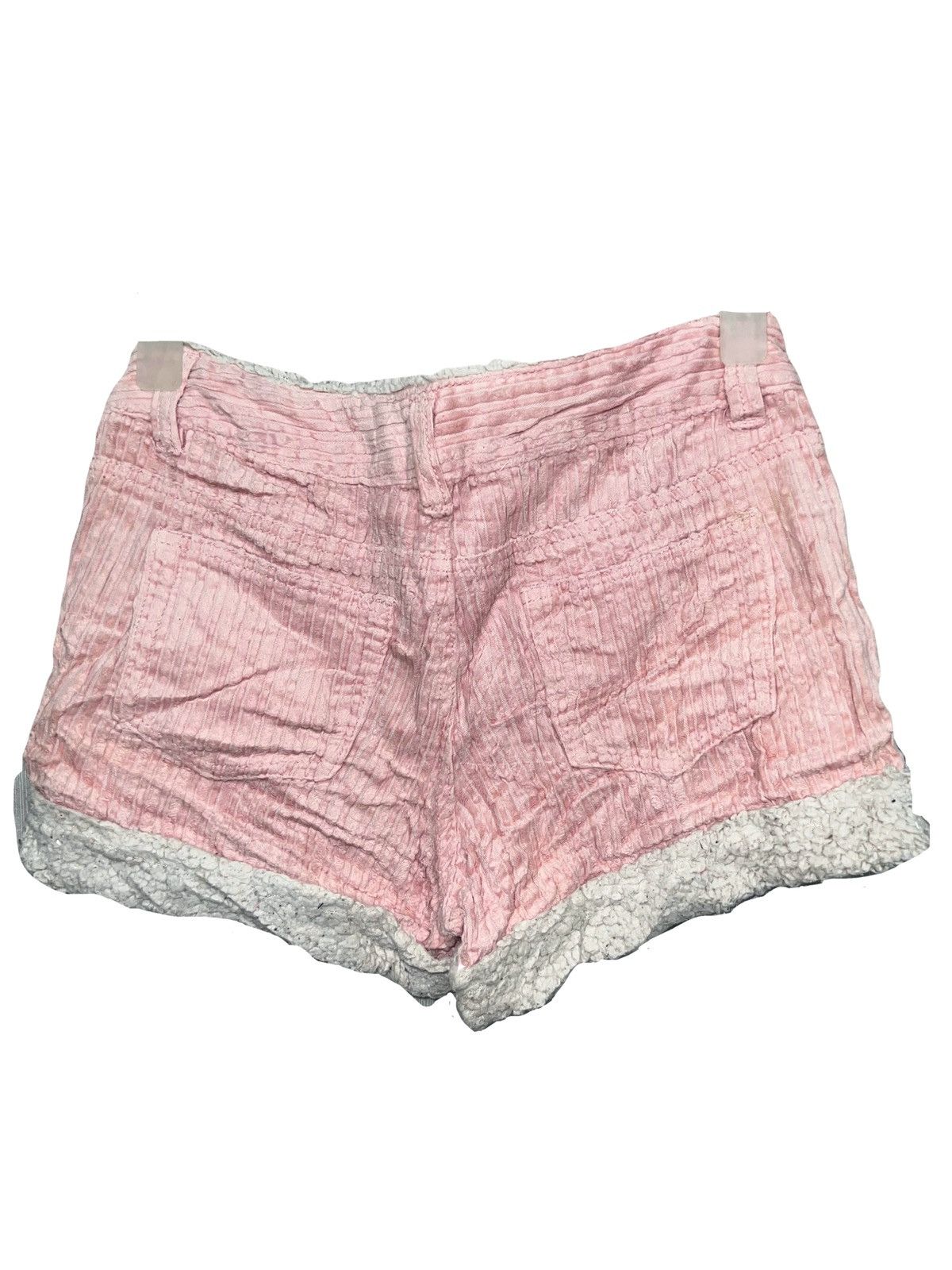 Japanese Brand Gal/Y2k COLZA fur short 🎀💗 Size 27" / US 4 / IT 40 - 3 Thumbnail