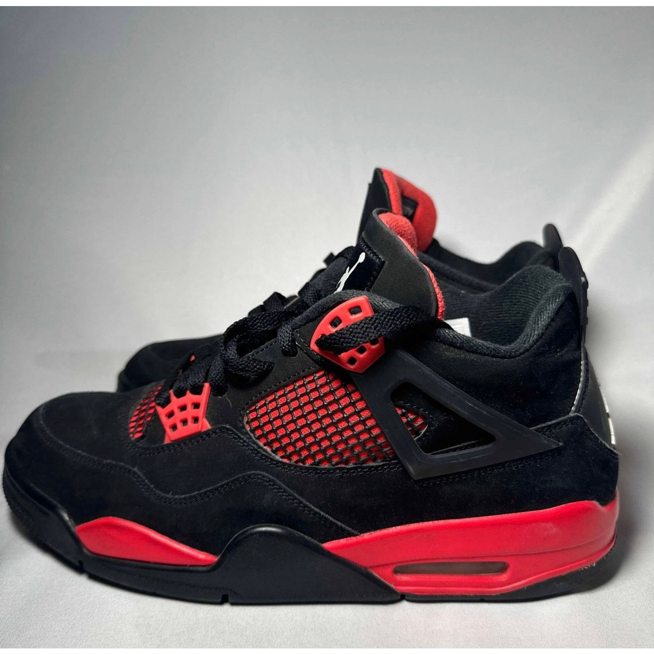 Jordan Brand × Nike Size 11 - Nike Air Jordan 4 Retro Red Thunder Men's Shoes Size US 11 / EU 44 - 9 Thumbnail