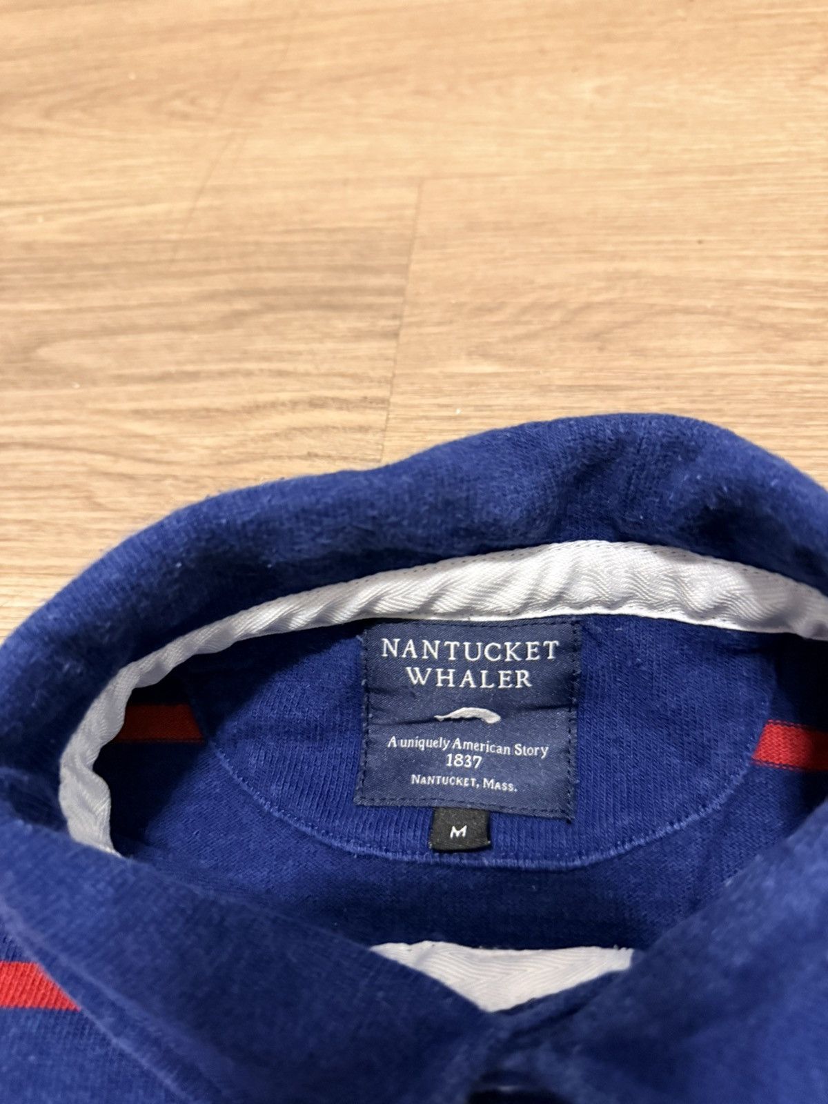Other Red & blue striped Nantucket Whaler polo long sleeve Size US M / EU 48-50 / 2 - 4 Thumbnail