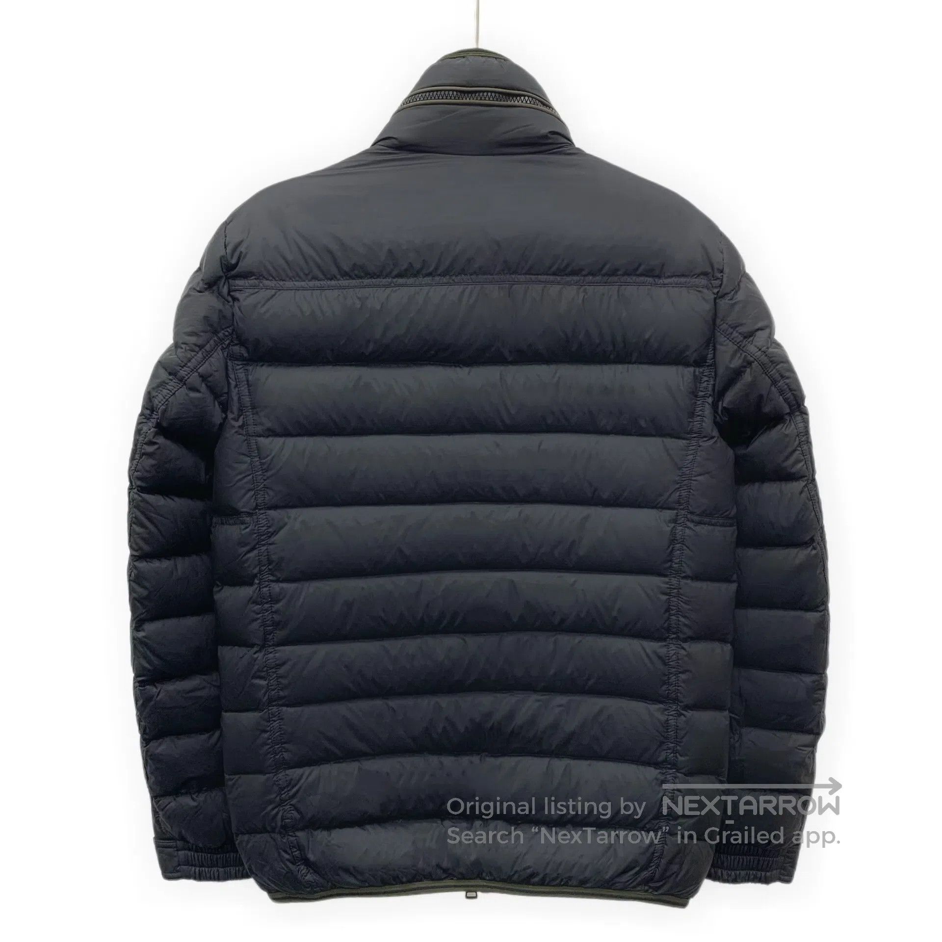 Moncler Moncler Black Logo Patch Stand Collar Zip Long Sleeve Puff Size XS / US 0-2 / IT 36-38 - 2 Thumbnail