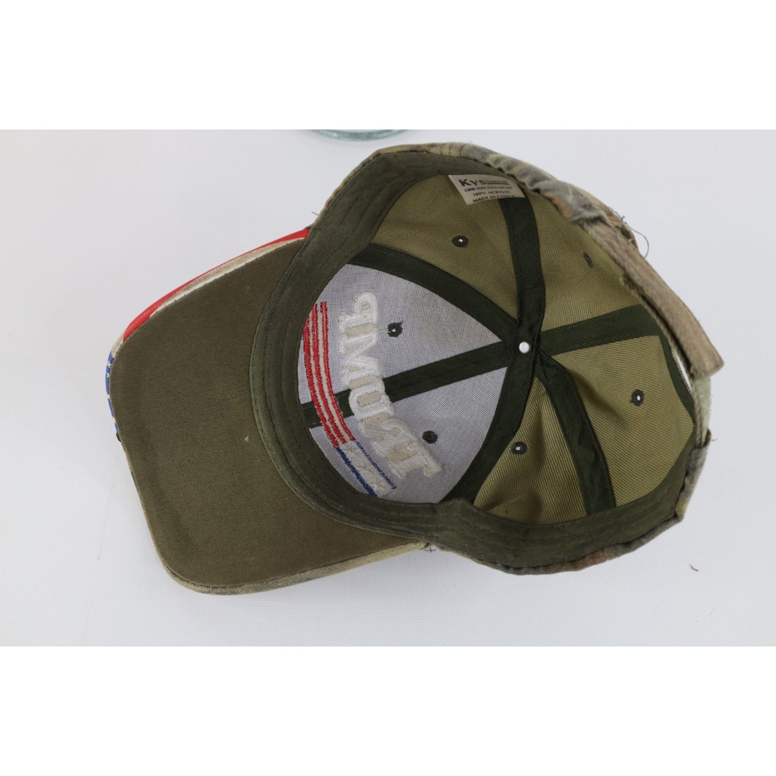Vintage Y2K President Donald Trump MAGA 2024 Camouflage Dad Hat Size ONE SIZE - 8 Thumbnail