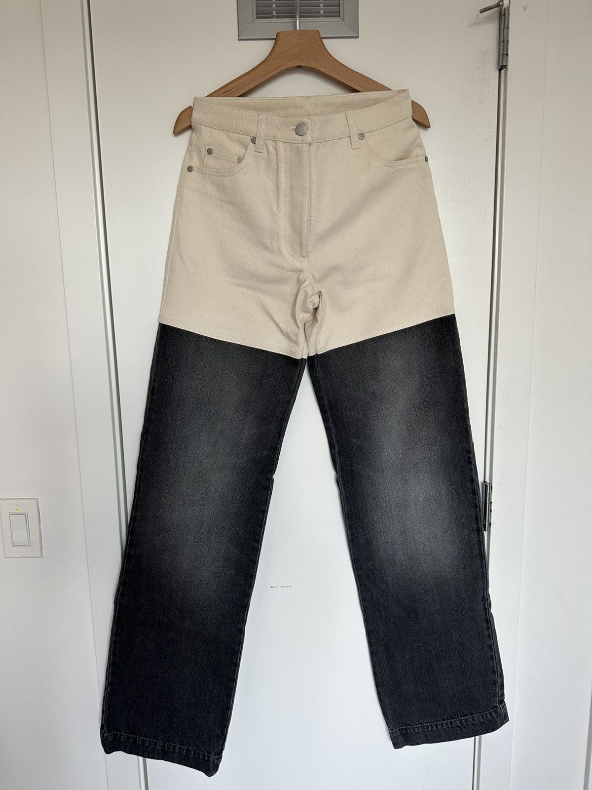 Peter Do Combo Denim Jeans Pants | Grailed