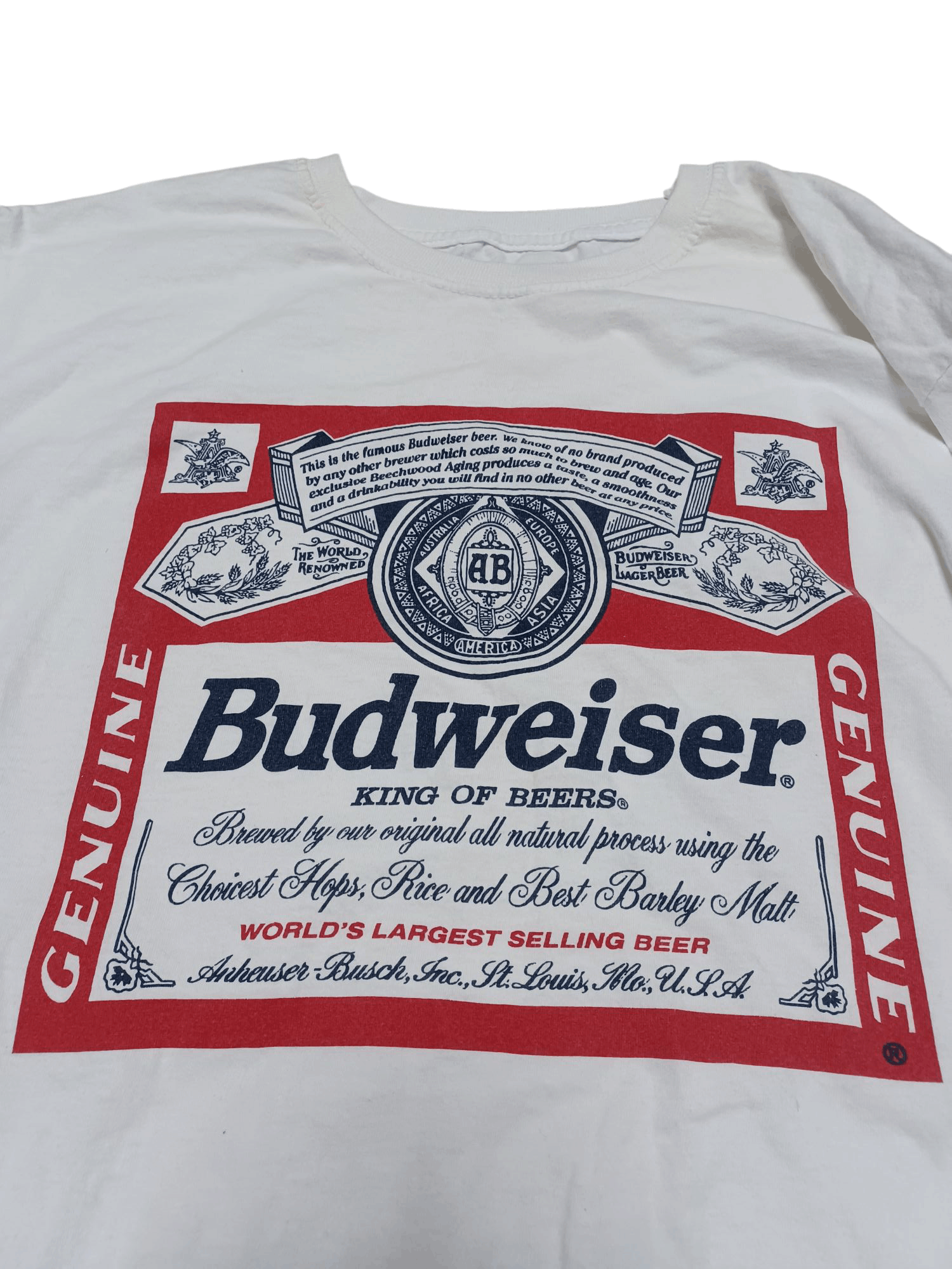 Budweiser BUDWEISER BIGLOGO VINTAGE FIRE LONG SLEEVE TEE Size US M / EU 48-50 / 2 - 2 Thumbnail
