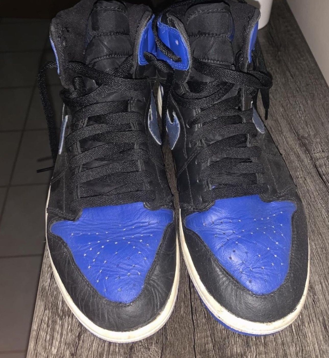 image of Jordan Nike Air Jordan Royal 2001 Shoes in Blue, Men's (Size 9)
