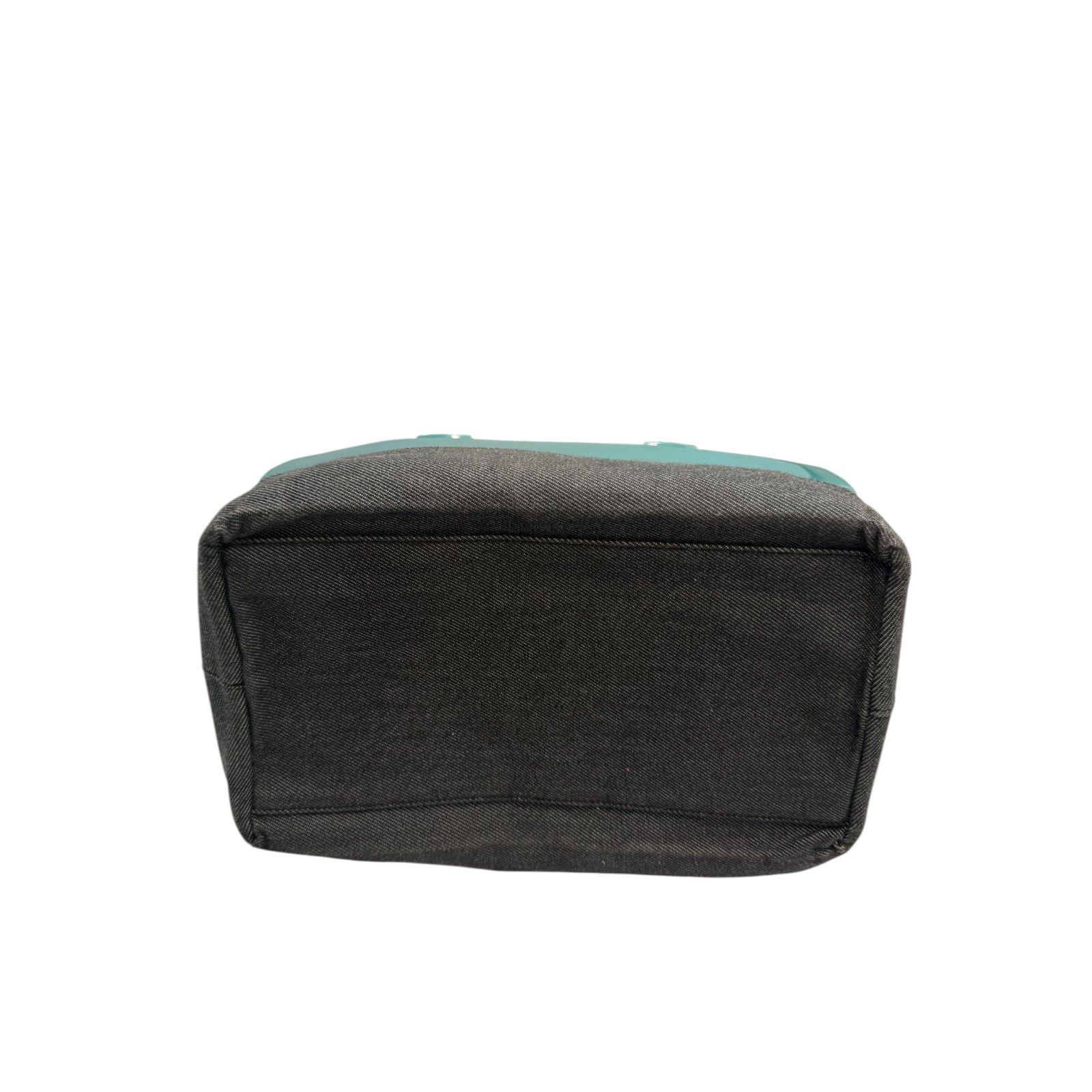Furla Furla Teal Blue/Black Rubber and Denim Candy Bag Size ONE SIZE - 6 Thumbnail