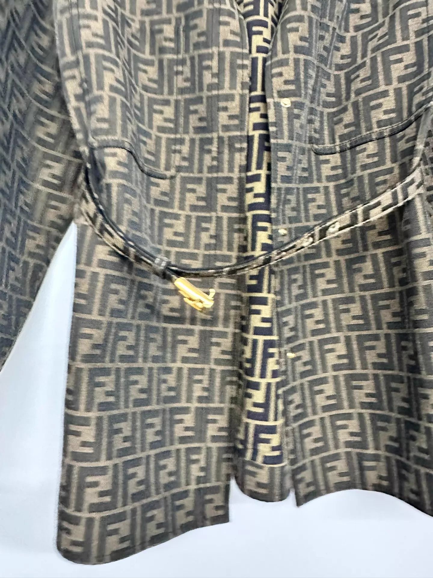 Fendi Fendi FF all over print 38 jacket Size XS / US 0-2 / IT 36-38 - 4 Thumbnail