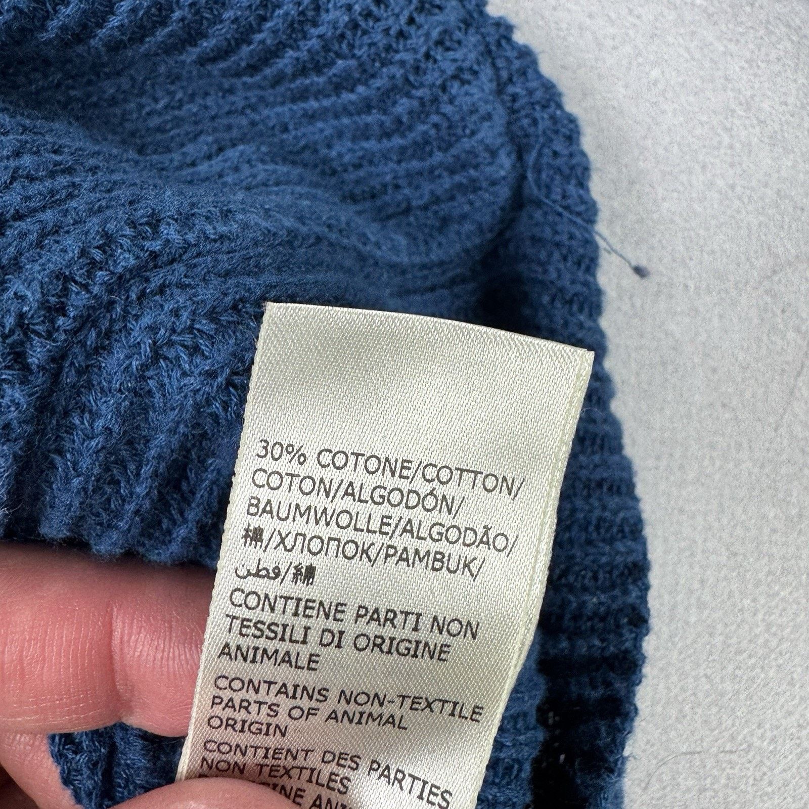 Zanone Zanone Men Cardigan Made In Italy Linen/Cotton Blue Size 48 Size US M / EU 48-50 / 2 - 12 Thumbnail