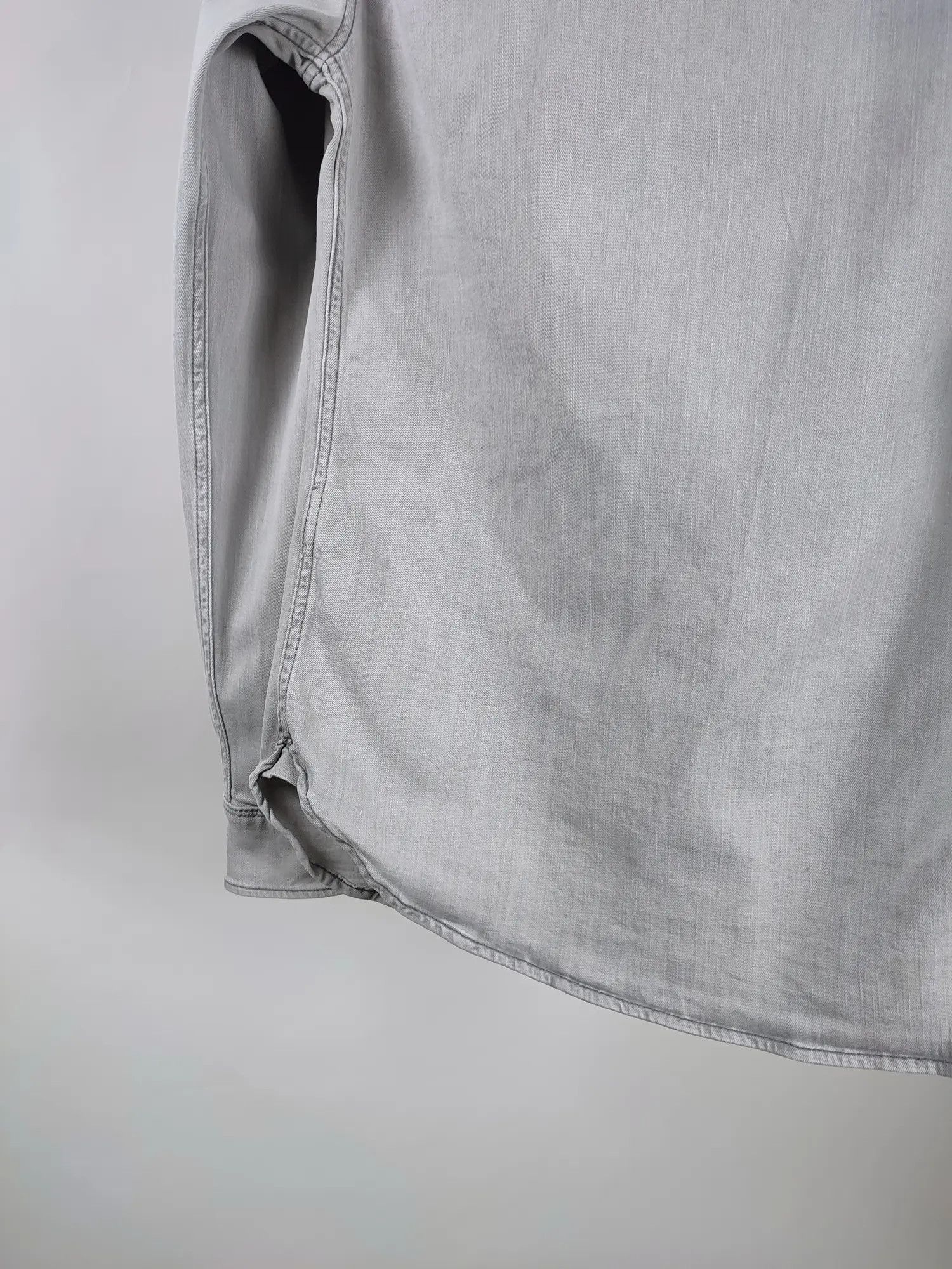 Allsaints Allsaints Monte grey button shirt Size US L / EU 52-54 / 3 - 5 Thumbnail