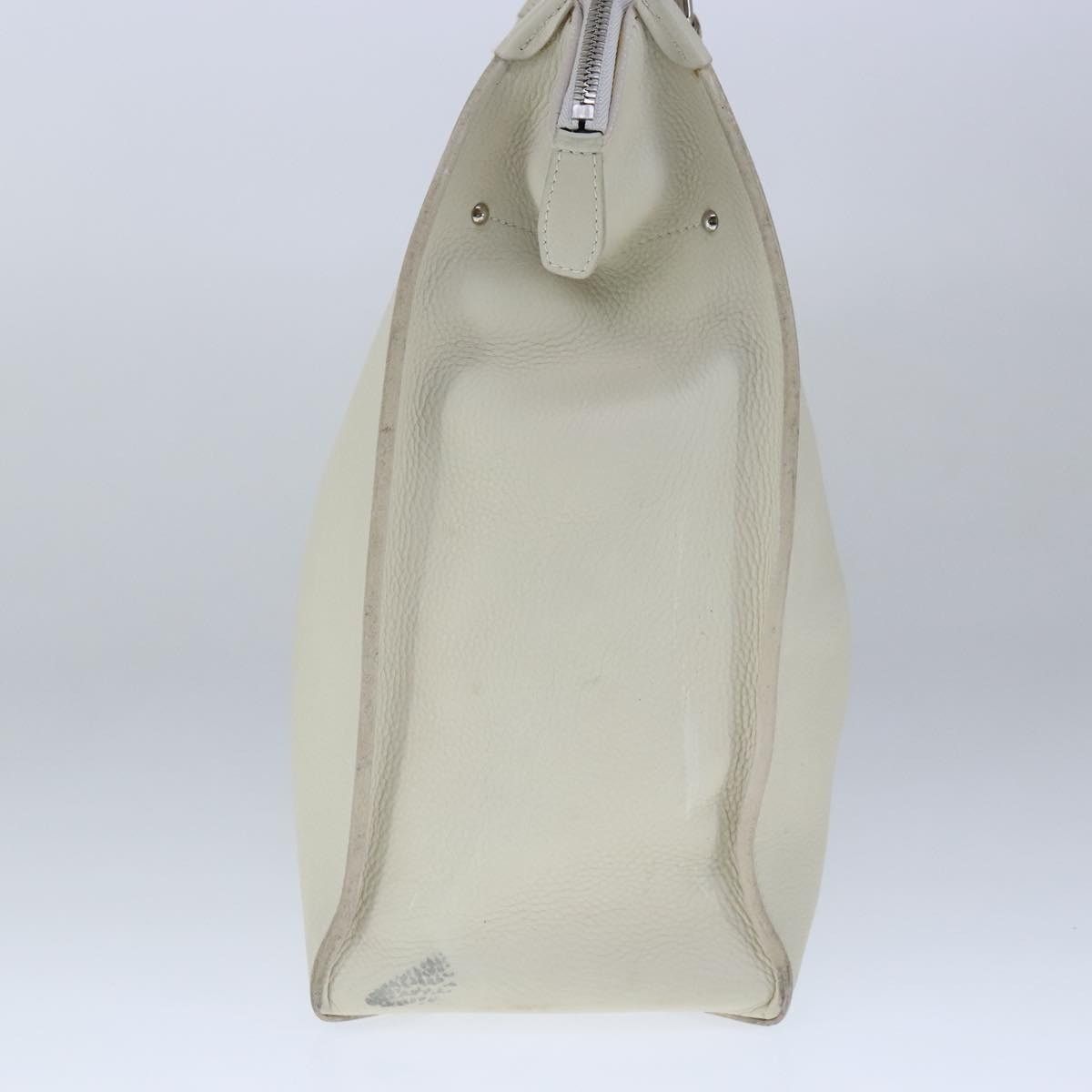 Louis Vuitton LOUIS VUITTON Naxos Cabas Hand Bag Leather White M95887 Size ONE SIZE - 4 Thumbnail