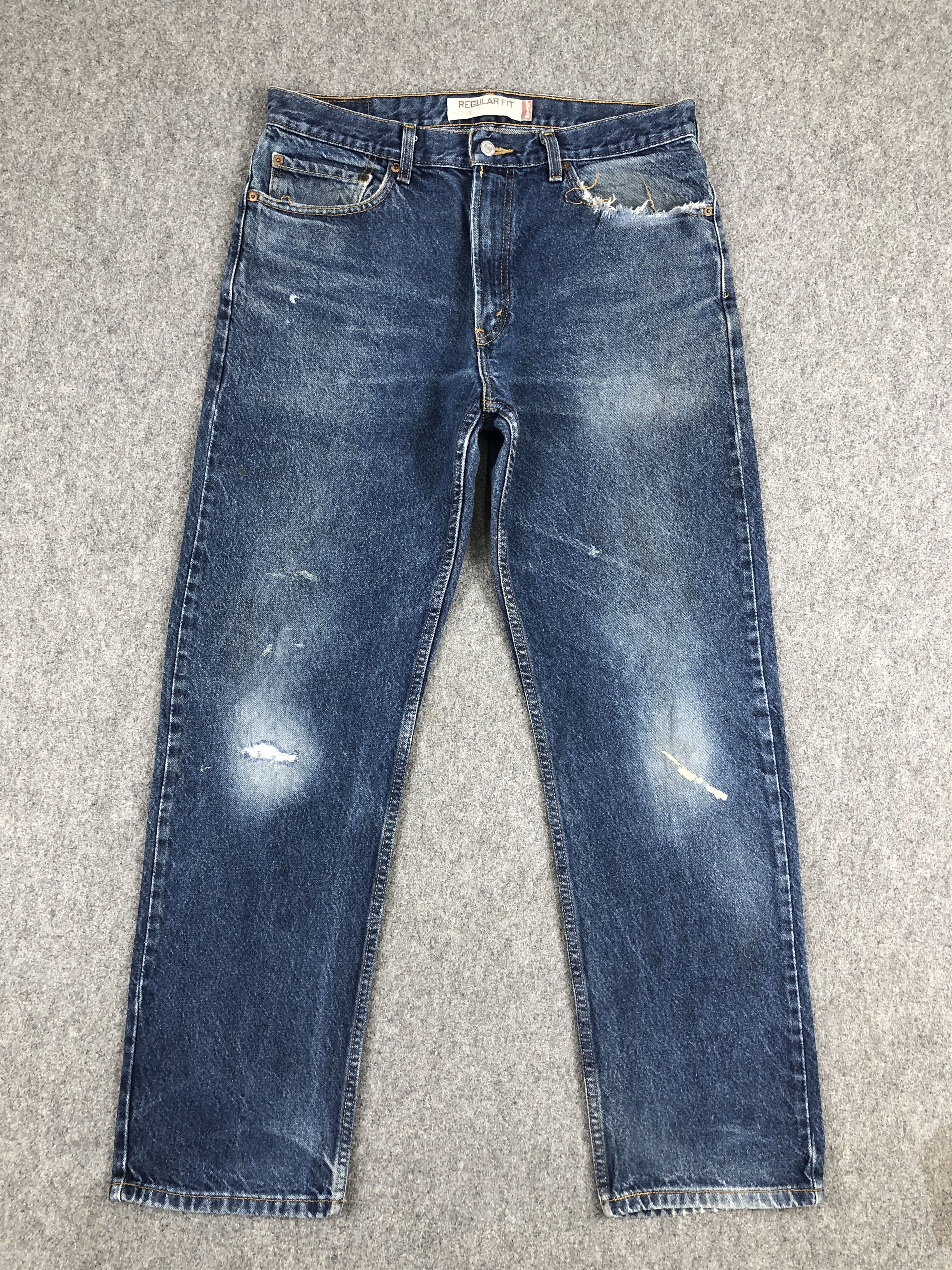 Levi's Vintage Levis 505 Faded Blue Jeans DP2240 Size US 34 / EU 50 - 1 Thumbnail