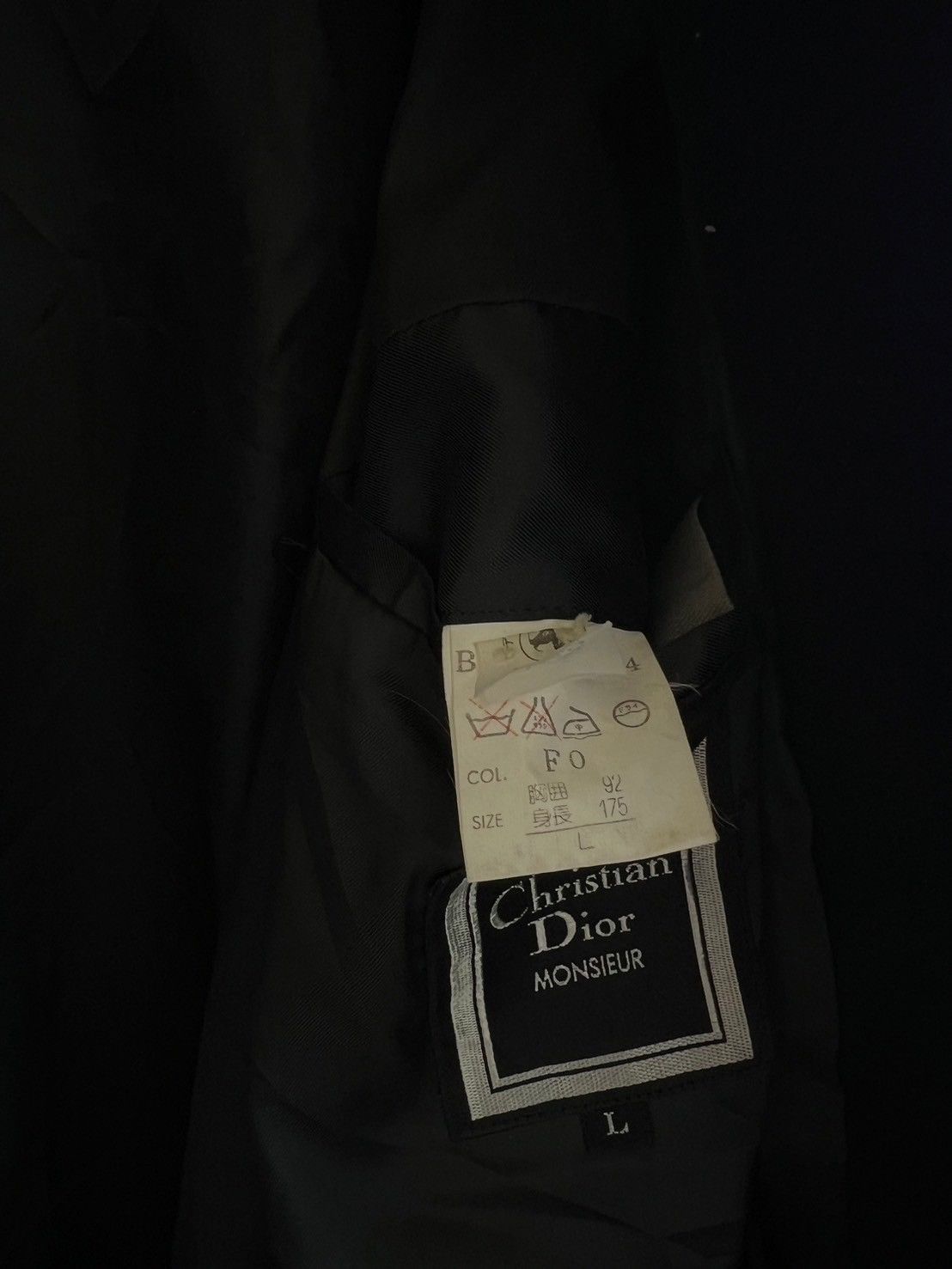 Christian Dior Monsieur Vintage Christian Dior Monsieur Wool Coat Size US L / EU 52-54 / 3 - 8 Thumbnail