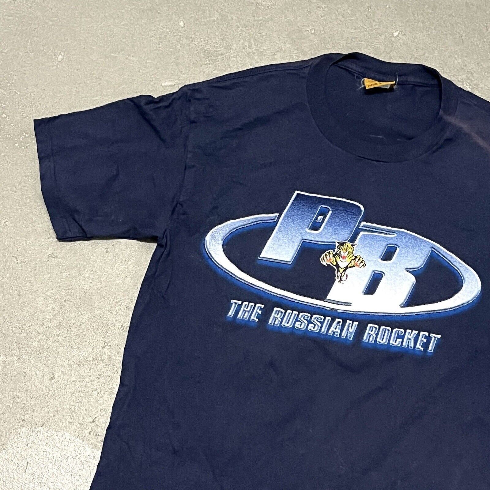 Nutmeg VTG 1990’s Nutmeg Mills Pavel Bure Graphic T-shirt Medium Size US M / EU 48-50 / 2 - 3 Thumbnail