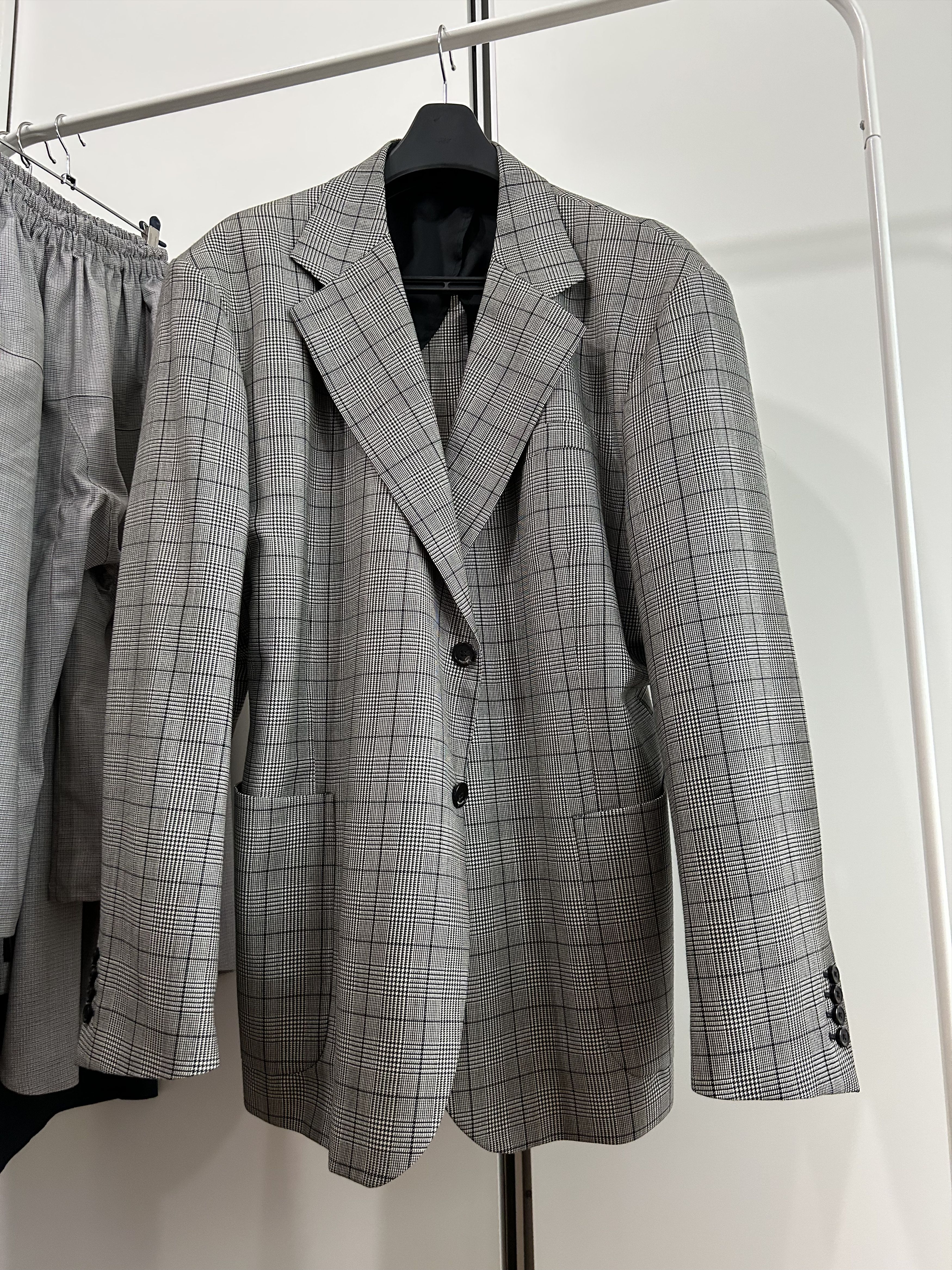 Raf Simons RAF SIMONS Houndstooth Oversized Blazer (18SS) Size US M / EU 48-50 / 2 - 13 Thumbnail