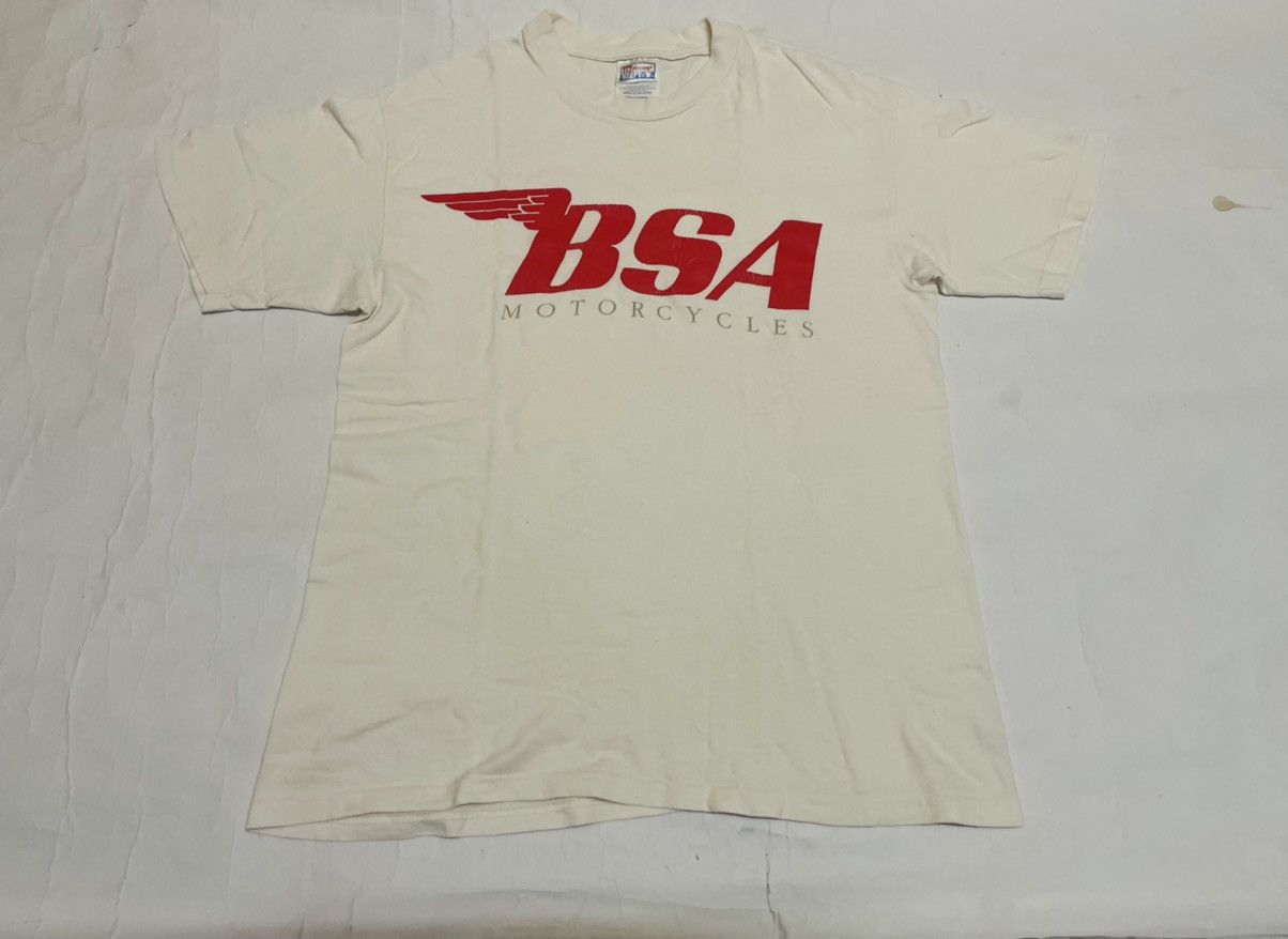 Vintage 90’s BSA Motorcycle Logo Tees