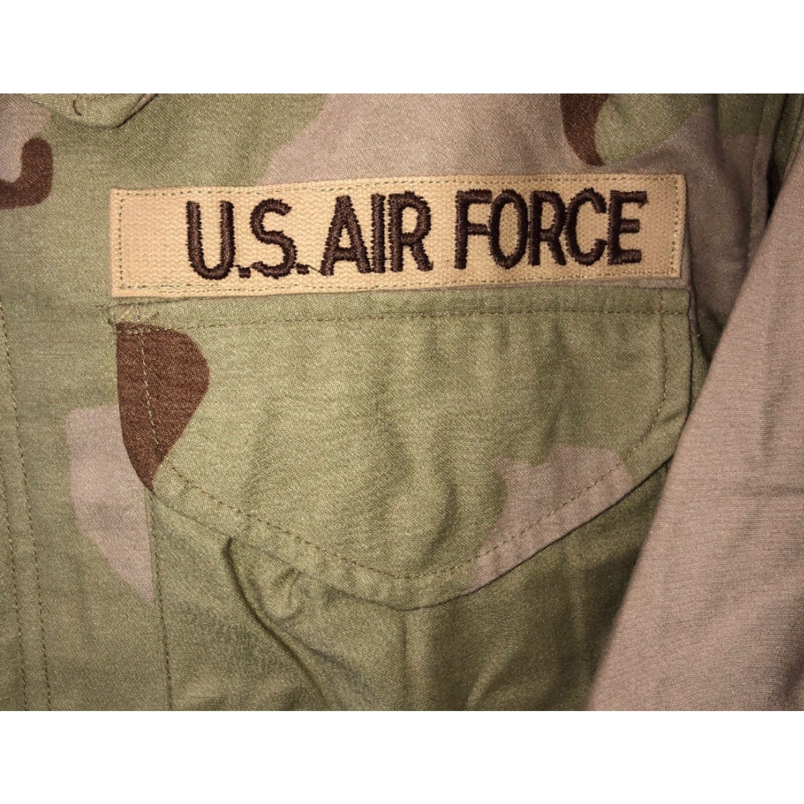 Vintage US AIR FORCE Mens Brown Camouflage Cold Weather Field Coat Size S Size US S / EU 44-46 / 1 - 3 Thumbnail
