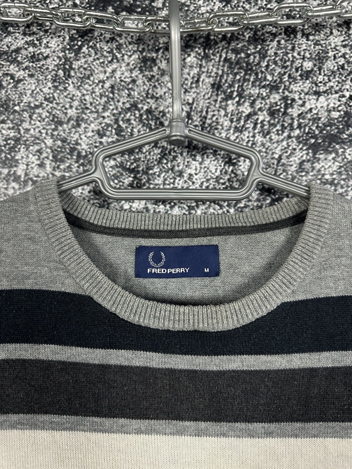 Fred Perry Fred Perry Striped Pullover Long Sleeve Casual Vintage Sz M Size US M / EU 48-50 / 2 - 5 Thumbnail