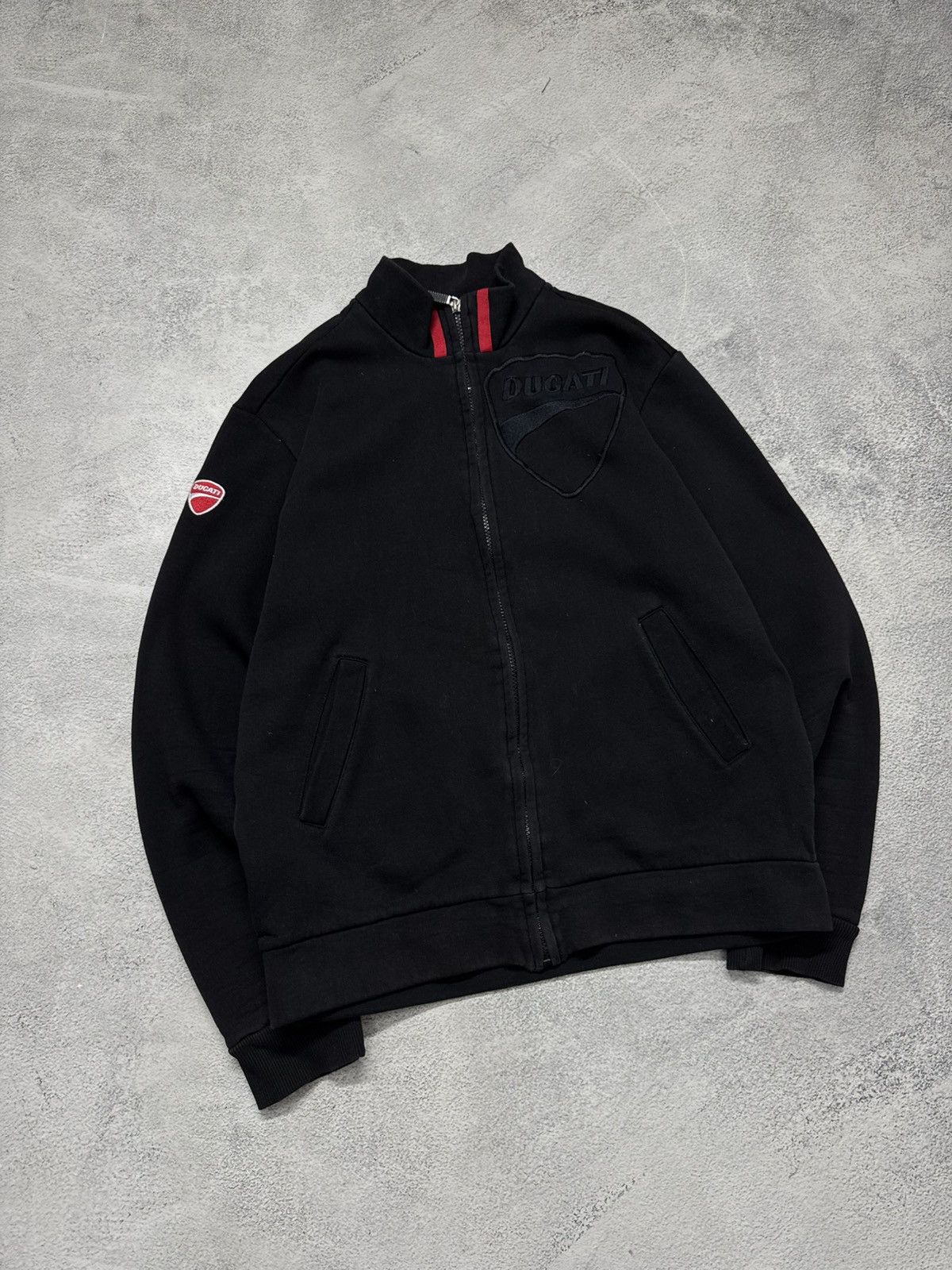 Ducati Vintage Y2k Ducati Print Zip Sweatshirt Size US M / EU 48-50 / 2 - 2 Thumbnail