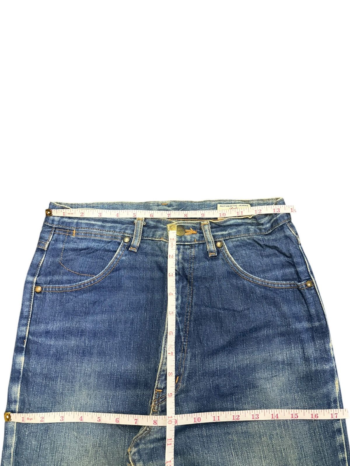 Wrangler Vintage Wrangler Blue Bell Distressed Flare Jeans Size 27" / US 4 / IT 40 - 6 Thumbnail