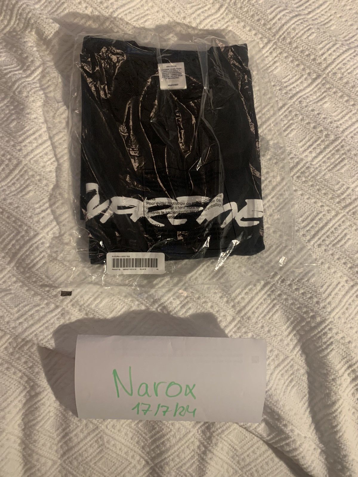 Supreme Supreme Futura Logo Tee Black XL Size US XL / EU 56 / 4 - 4 Thumbnail