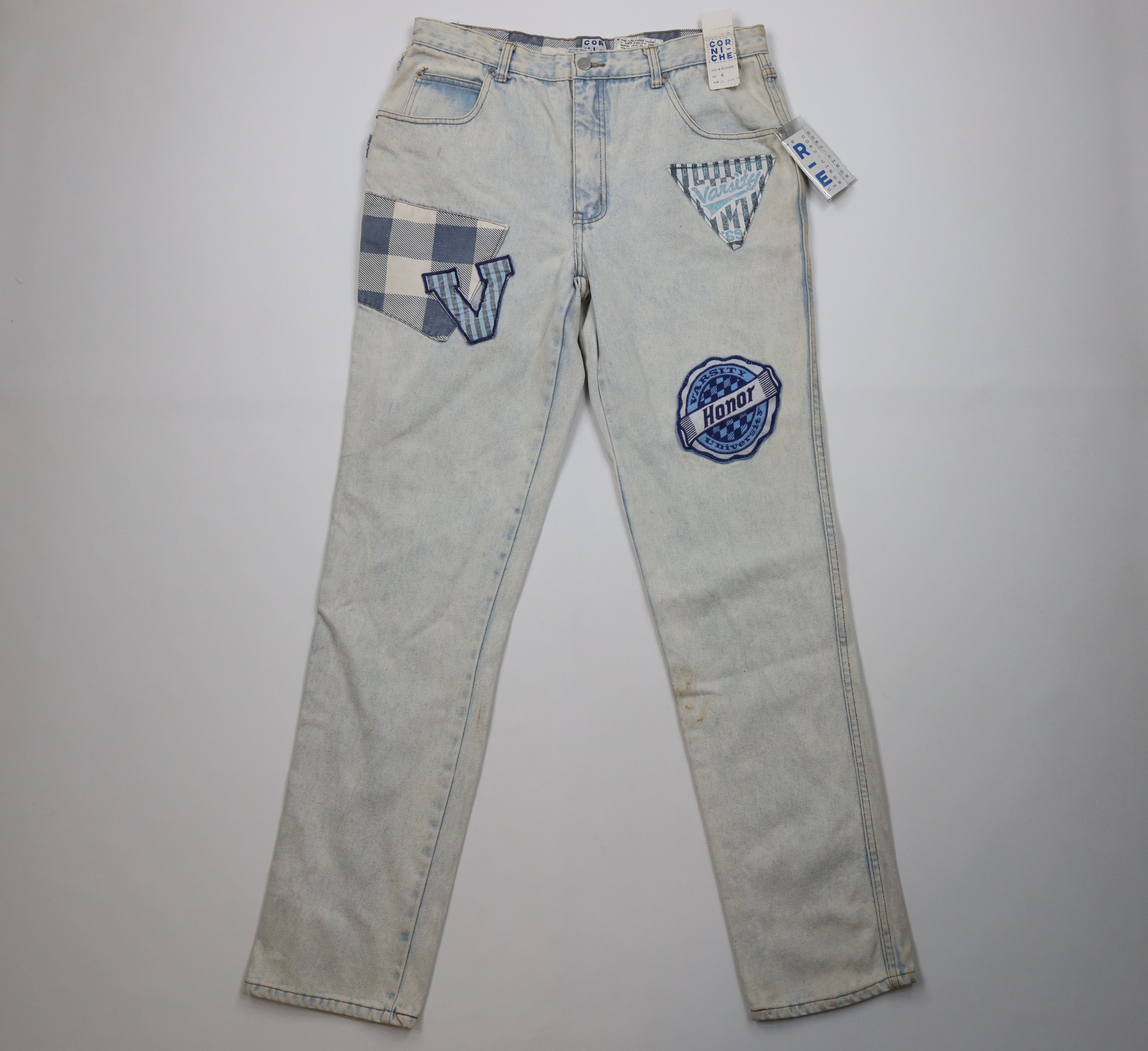 Vintage Deadstock Vintage 90s Streetwear Baggy Fit Jeans Acid Wash Size US 36 / EU 52 - 1 Thumbnail