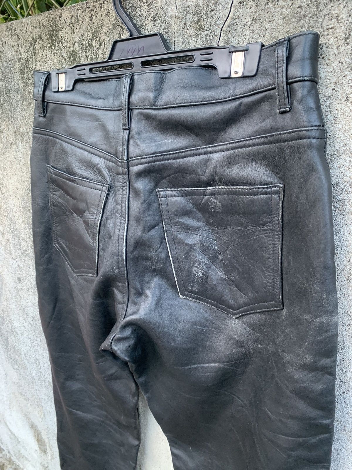 Japanese Brand Vintage Leather pants Size US 32 / EU 48 - 4 Thumbnail