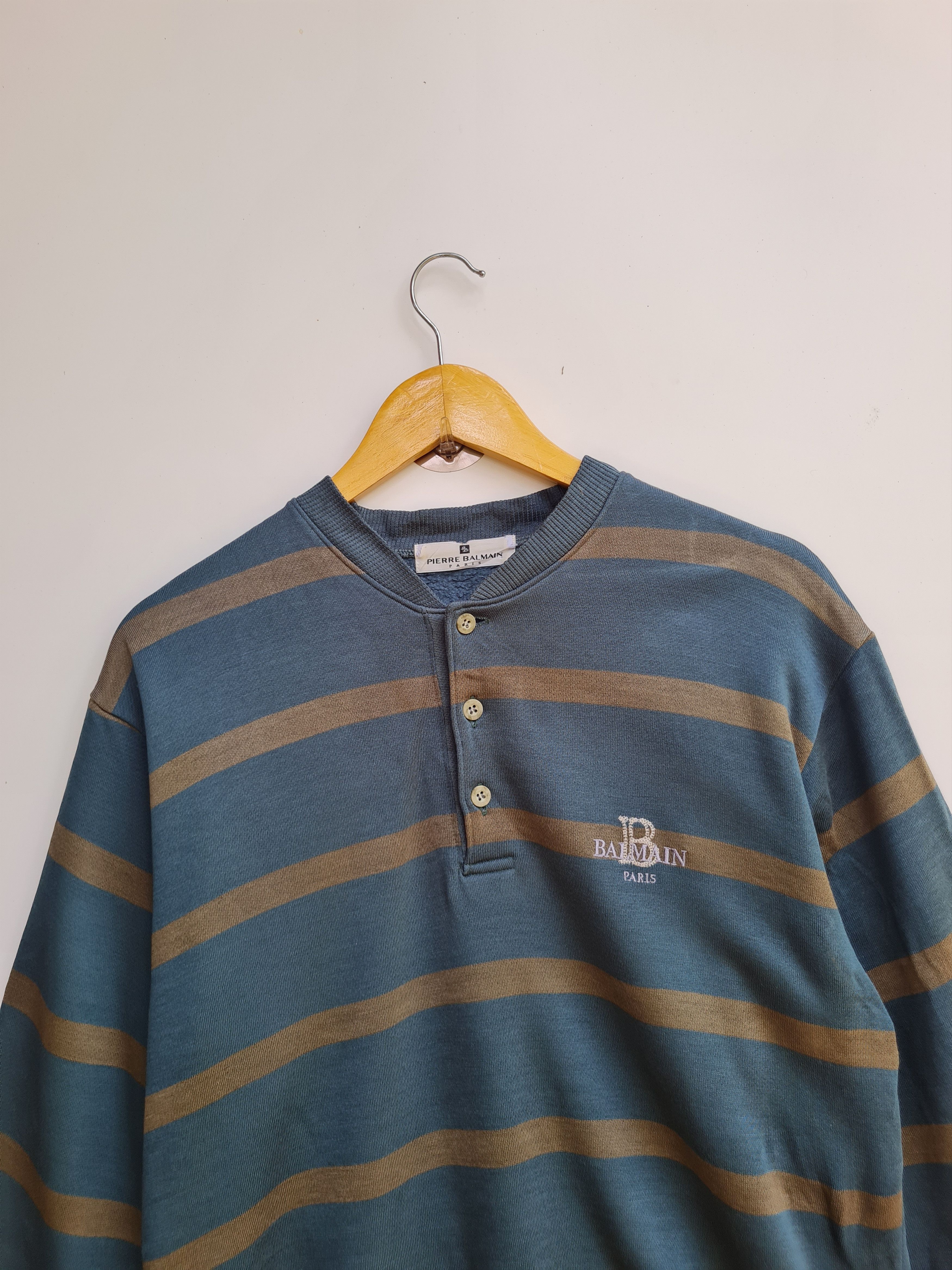 Pierre Balmain × Vintage Vintage Pierre Balmain Paris Sweatshirt Size US M / EU 48-50 / 2 - 3 Thumbnail