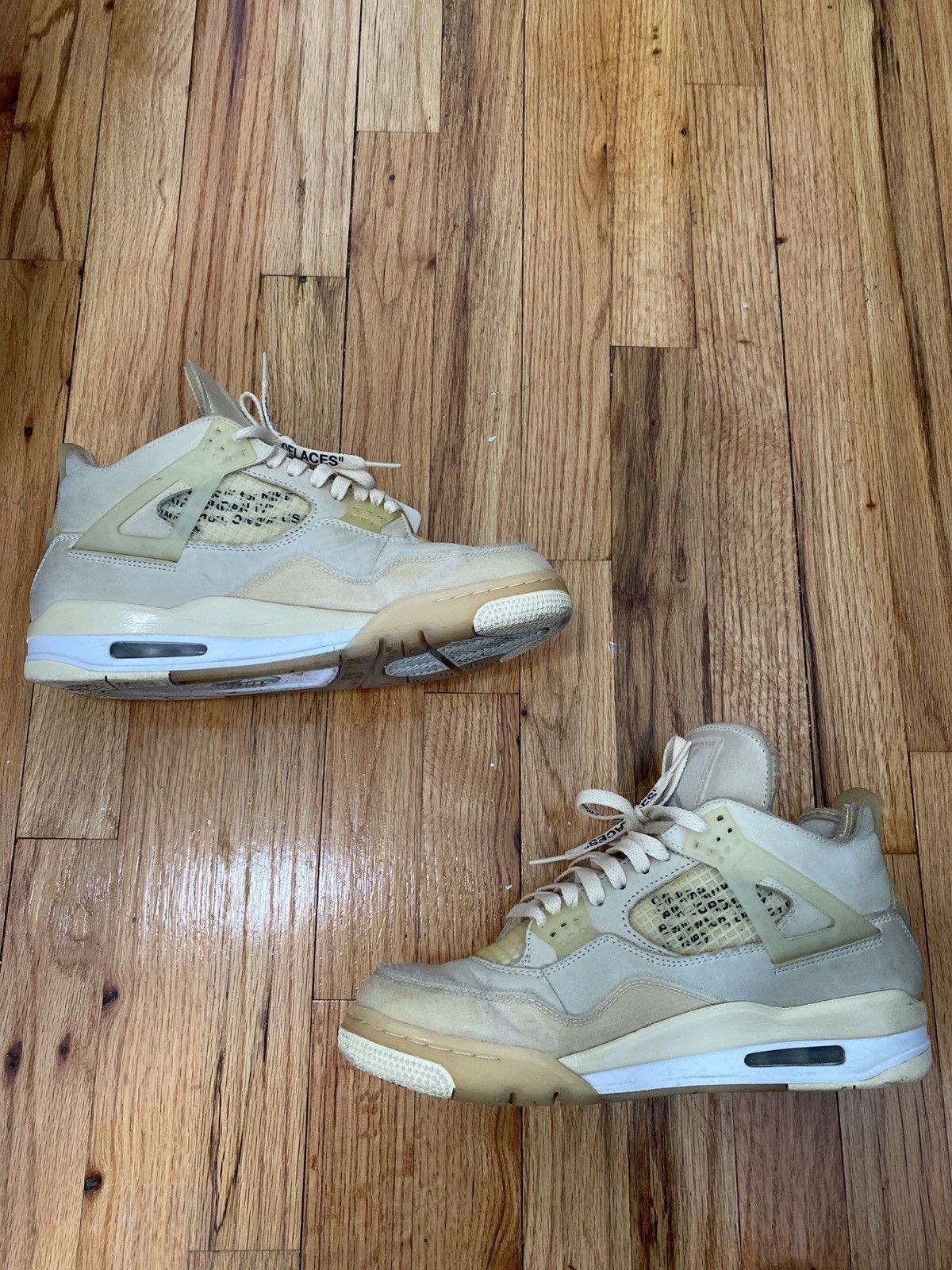 Jordan Brand × Off-White Jordan 4 off white sails Size US 11.5 / EU 44-45 - 1 Thumbnail