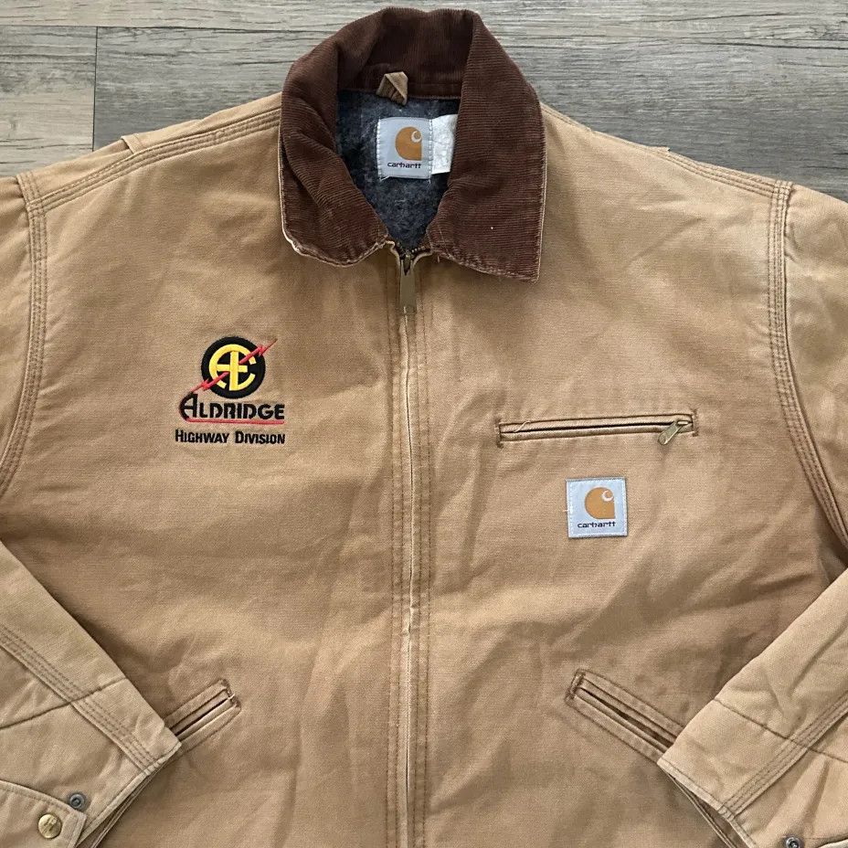Carhartt Vintage Carhartt J01 BRN Brown Detroit Blanket Lined Jacket Size US XL / EU 56 / 4 - 3 Thumbnail
