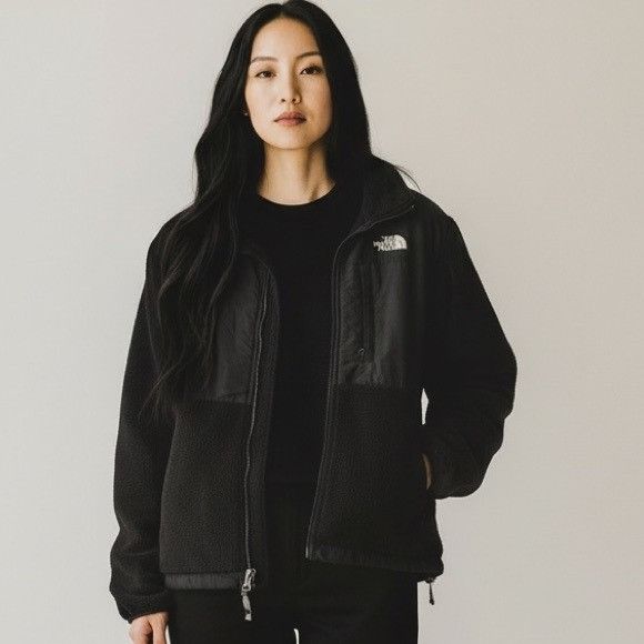 The North Face Vintage The North Face Denali Women's Black Fleece Jacket Size S / US 4 / IT 40 - 1 Thumbnail