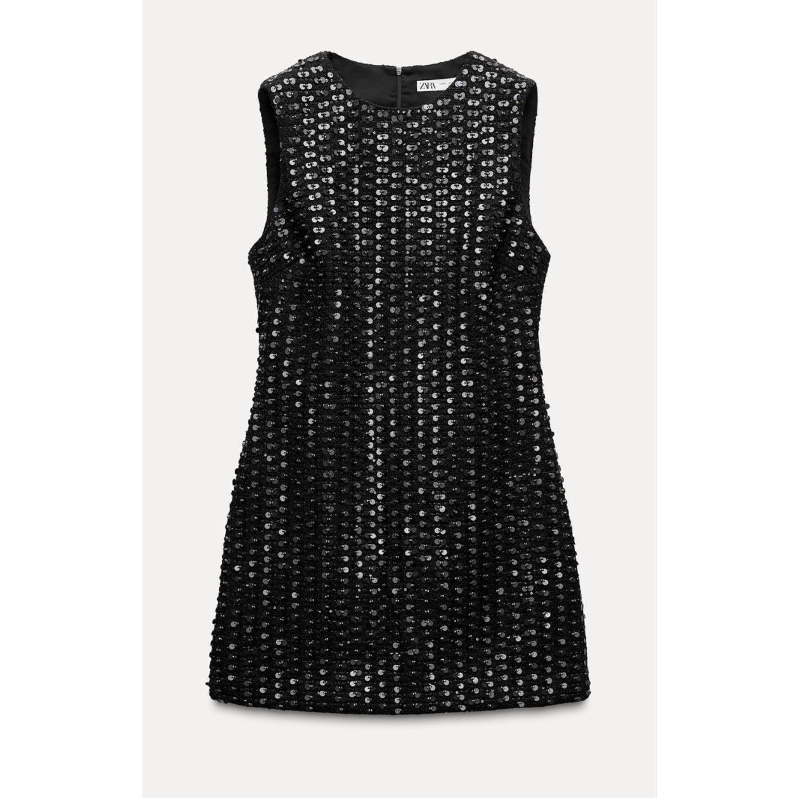 Zara Nwt- Zara SEQUIN MINI DRESS ZW COLLECTION-L Size L / US 10 / IT 46 - 3 Thumbnail