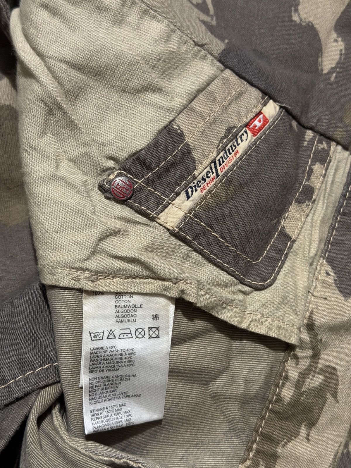 Diesel Diesel blazer camouflage jacket archive yyymamoto punk rare Size US M / EU 48-50 / 2 - 6 Thumbnail