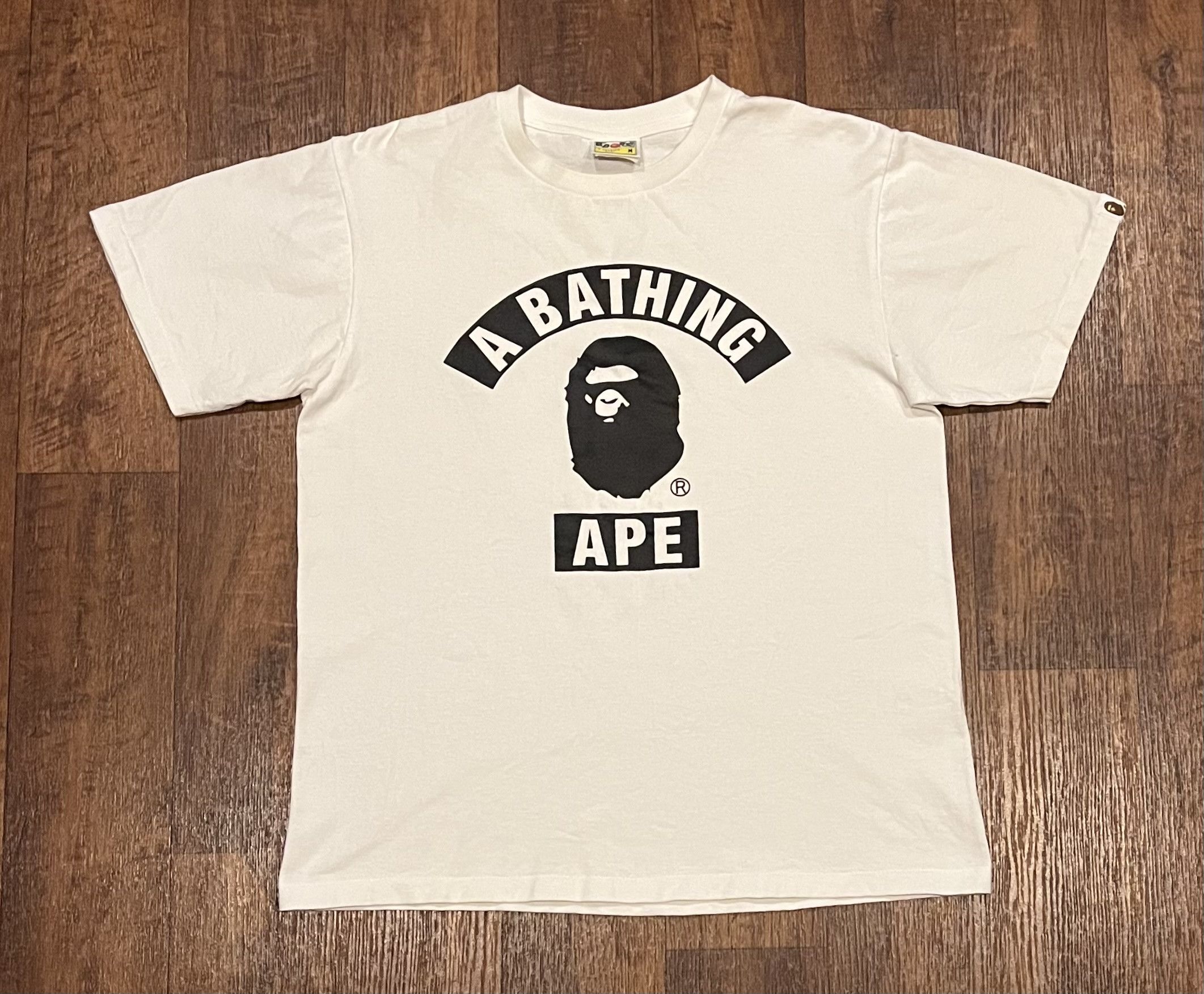 Bape Bape logo tee shirt Size US M / EU 48-50 / 2 - 1 Thumbnail