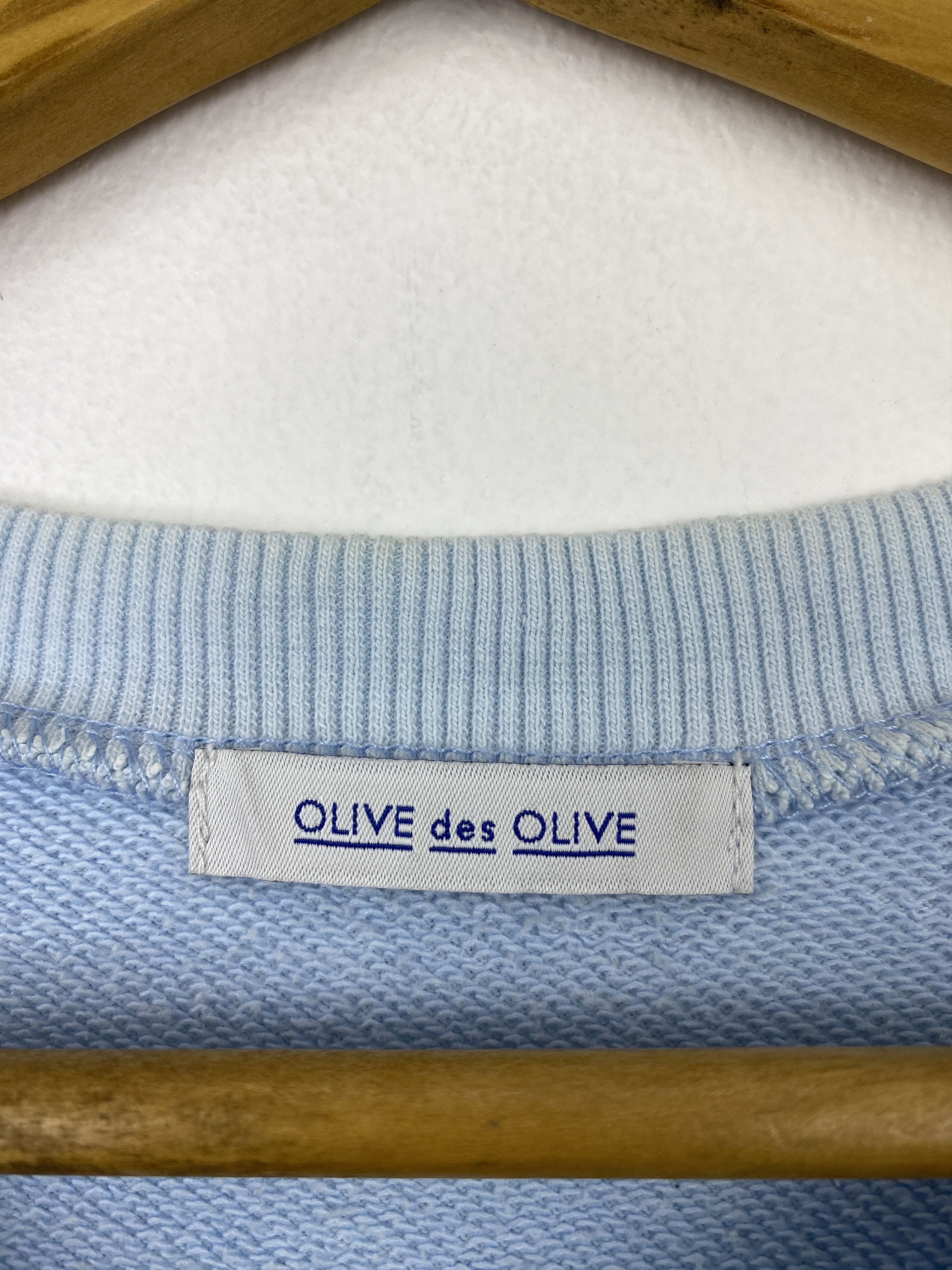 Olive Olive des Olive Light Blue Oversized Sweatshirt BP0046 Size US XL / EU 56 / 4 - 5 Thumbnail