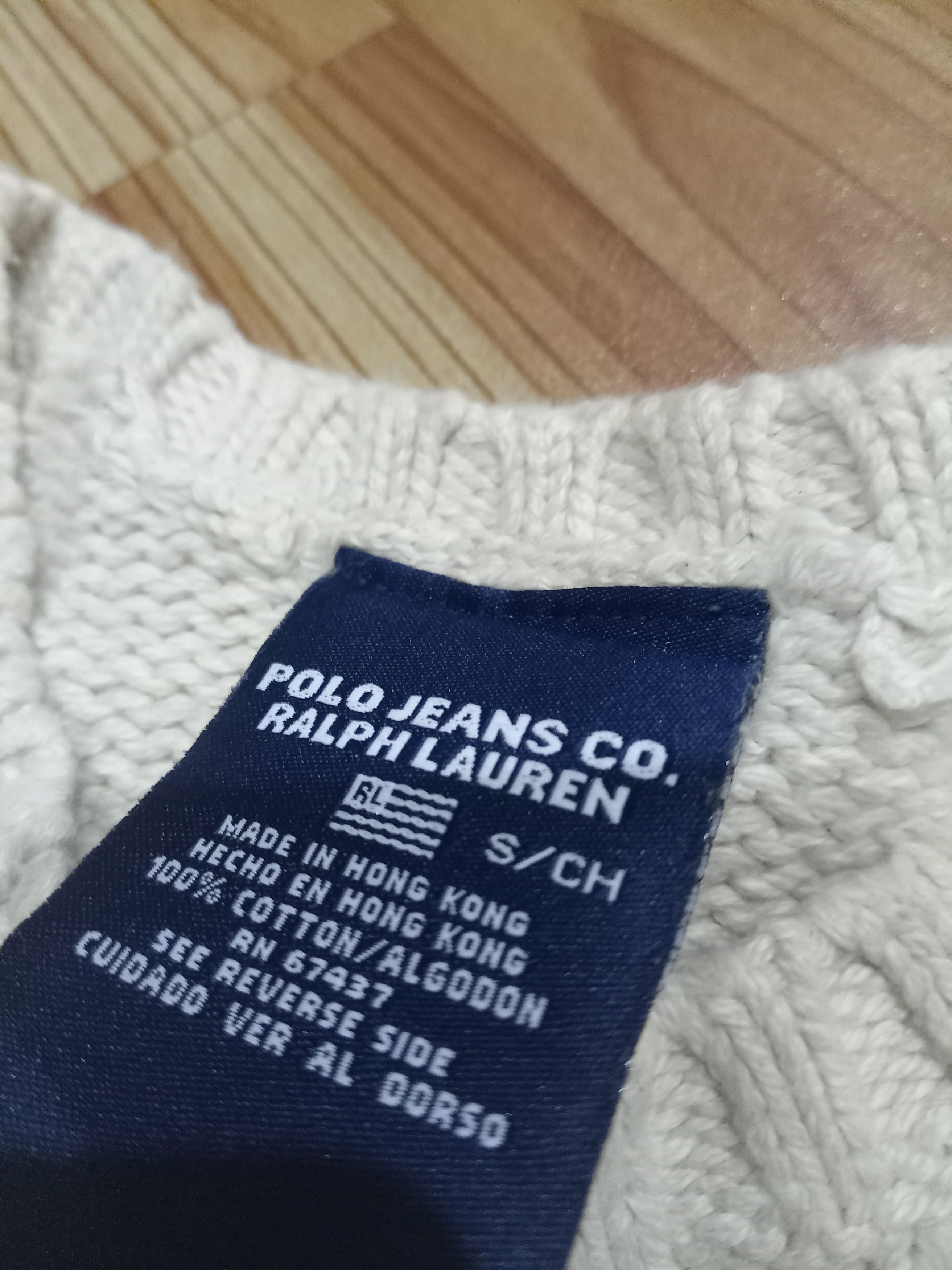 Polo Ralph Lauren × Ralph Lauren 90s POLO RALPH LAUREN KNITWEAR FLAG RL kids size Size US XXS / EU 40 - 4 Thumbnail