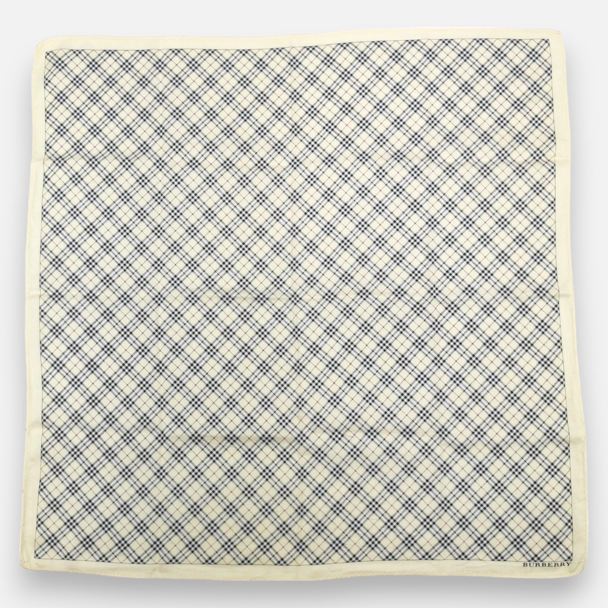 Burberry × Vintage Vintage Burberry Handkerchief Bandana Neckerchief Size ONE SIZE - 2 Thumbnail