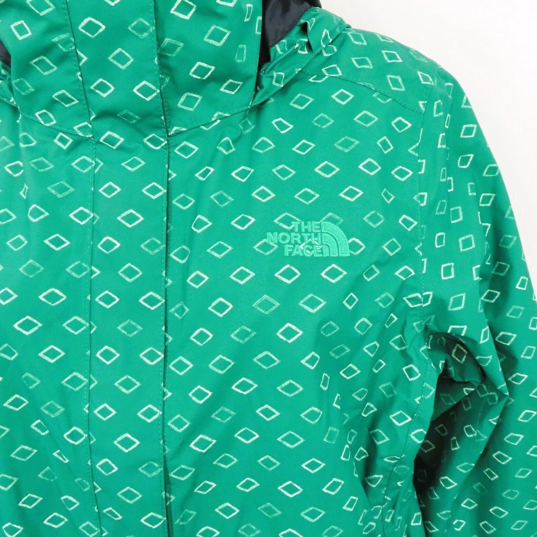The North Face The North Face Women Jacket Rain Coat DryVent Hooded Green Logo M Medium Size M / US 6-8 / IT 42-44 - 3 Thumbnail