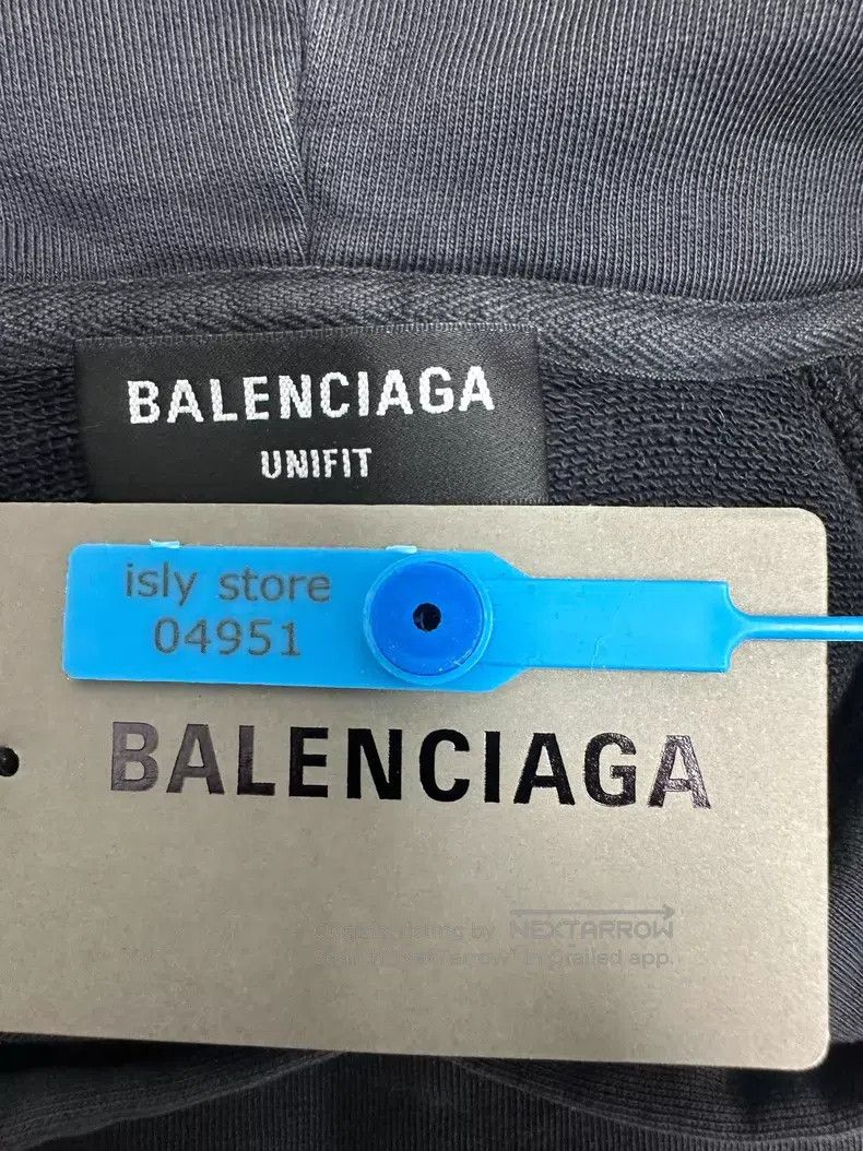 Balenciaga Balenciaga Letter Printed Casual Hoodie Black Size US M / EU 48-50 / 2 - 4 Thumbnail