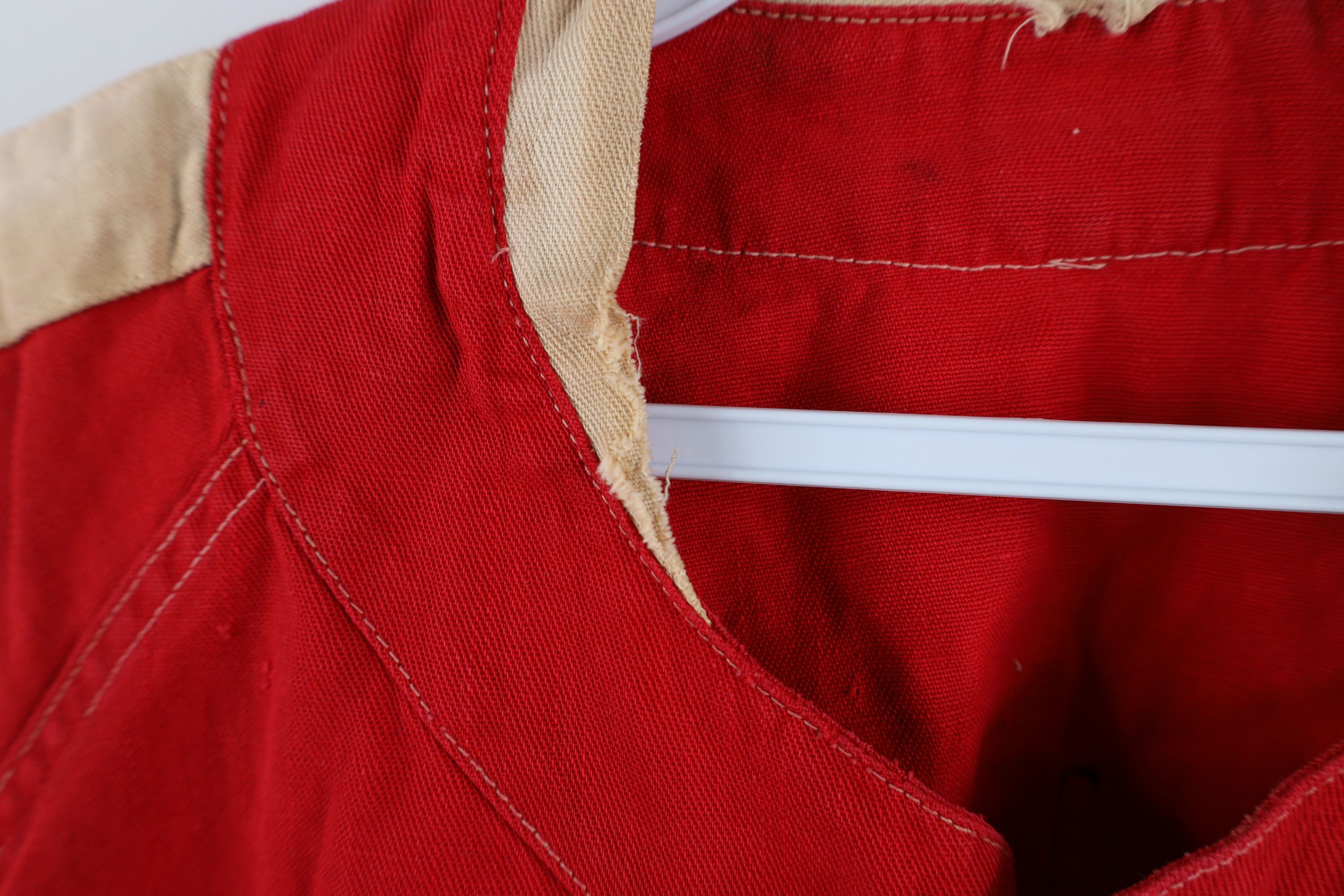 Vintage Vintage 40s 50s Salem Baseball Jersey Uniform Red USA Size US XL / EU 56 / 4 - 8 Thumbnail