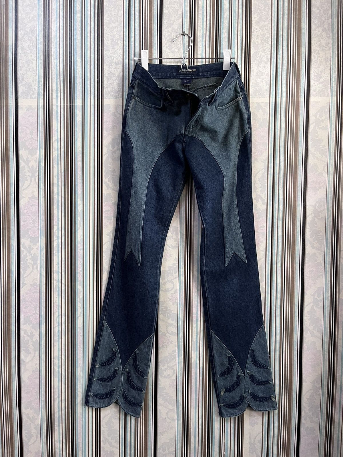 Jean London jean flare westerner #C2 Size 26" / US 2 / IT 38 - 7 Thumbnail