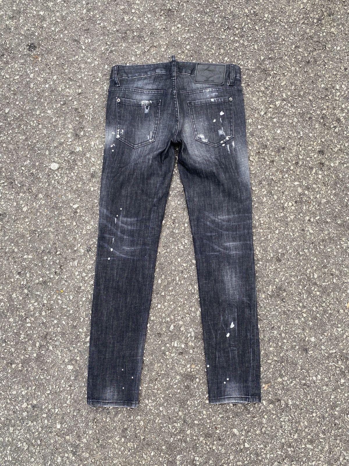Dsquared2 Dsquared2 Splatter Distressed Design Skinny Jeans Size US 30 / EU 46 - 2 Thumbnail