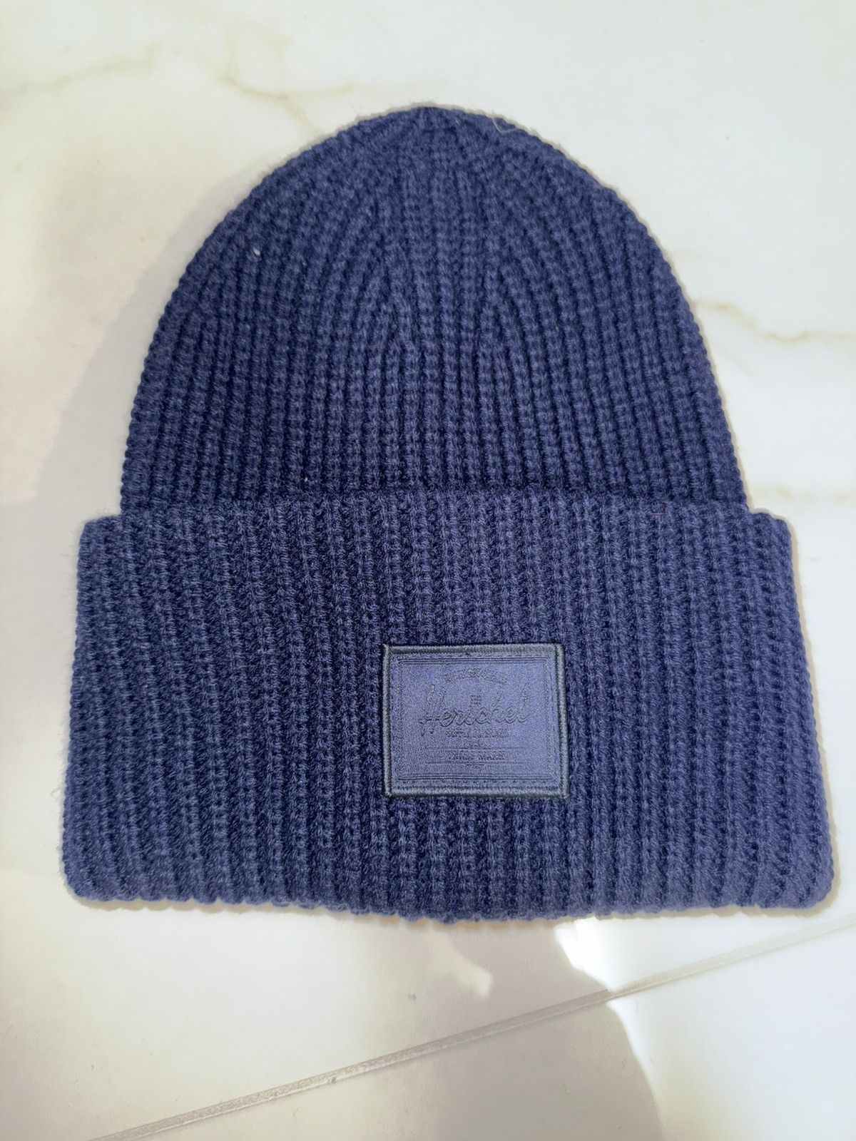 Herschel Supply Co. Herschel Beanie Navy - Unisex Size ONE SIZE - 1 Thumbnail