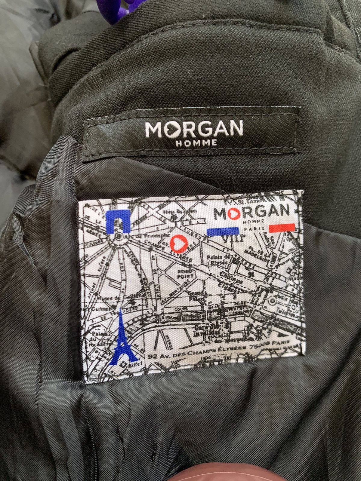 Morgan Homme Japanese Brand Morgan Homme Hooded Puffer Down Jacket Size US S / EU 44-46 / 1 - 18 Thumbnail