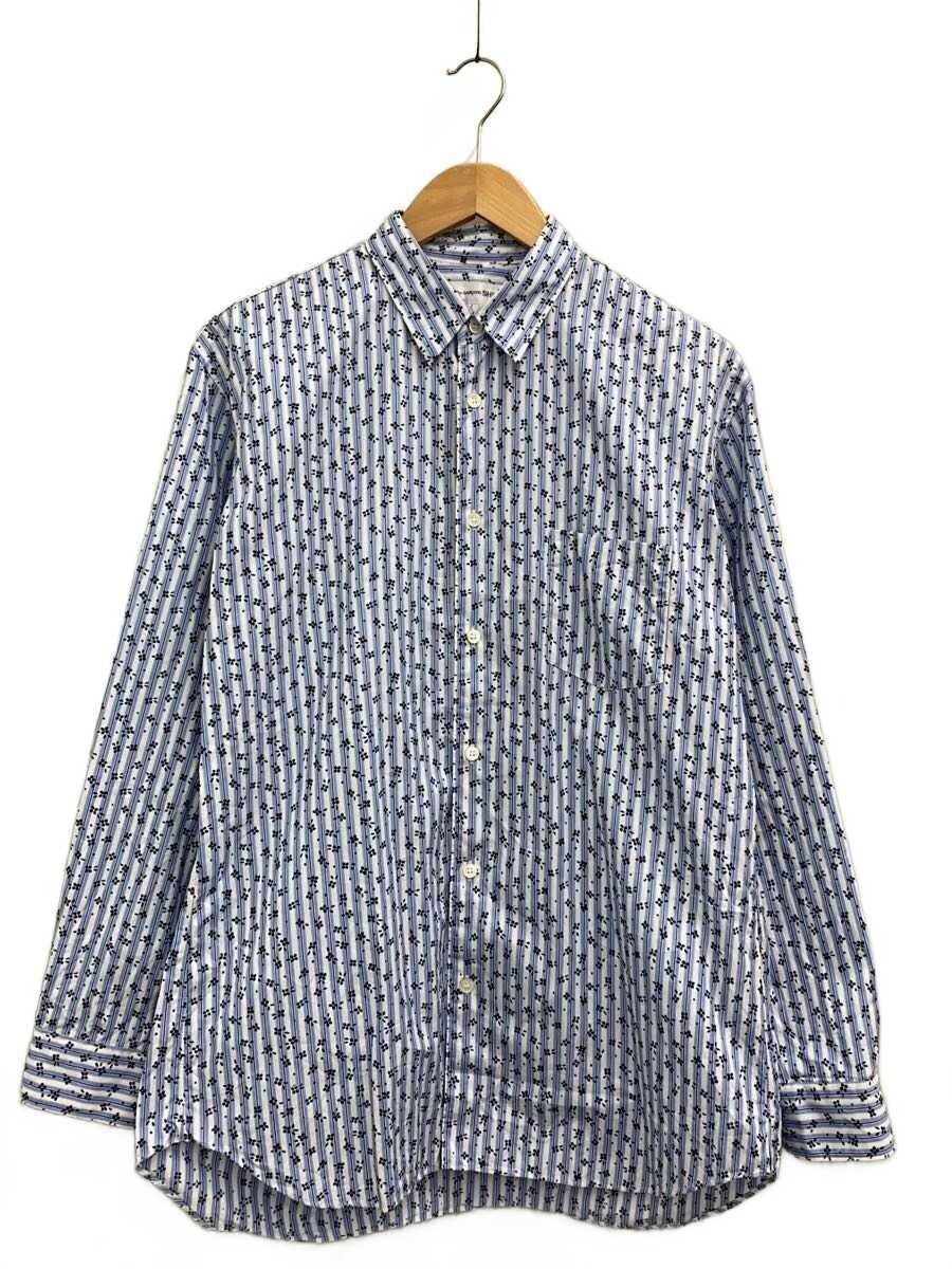 Comme des Garcons SHIRT Floral Striped Shirt Size US L / EU 52-54 / 3 - 1 Thumbnail